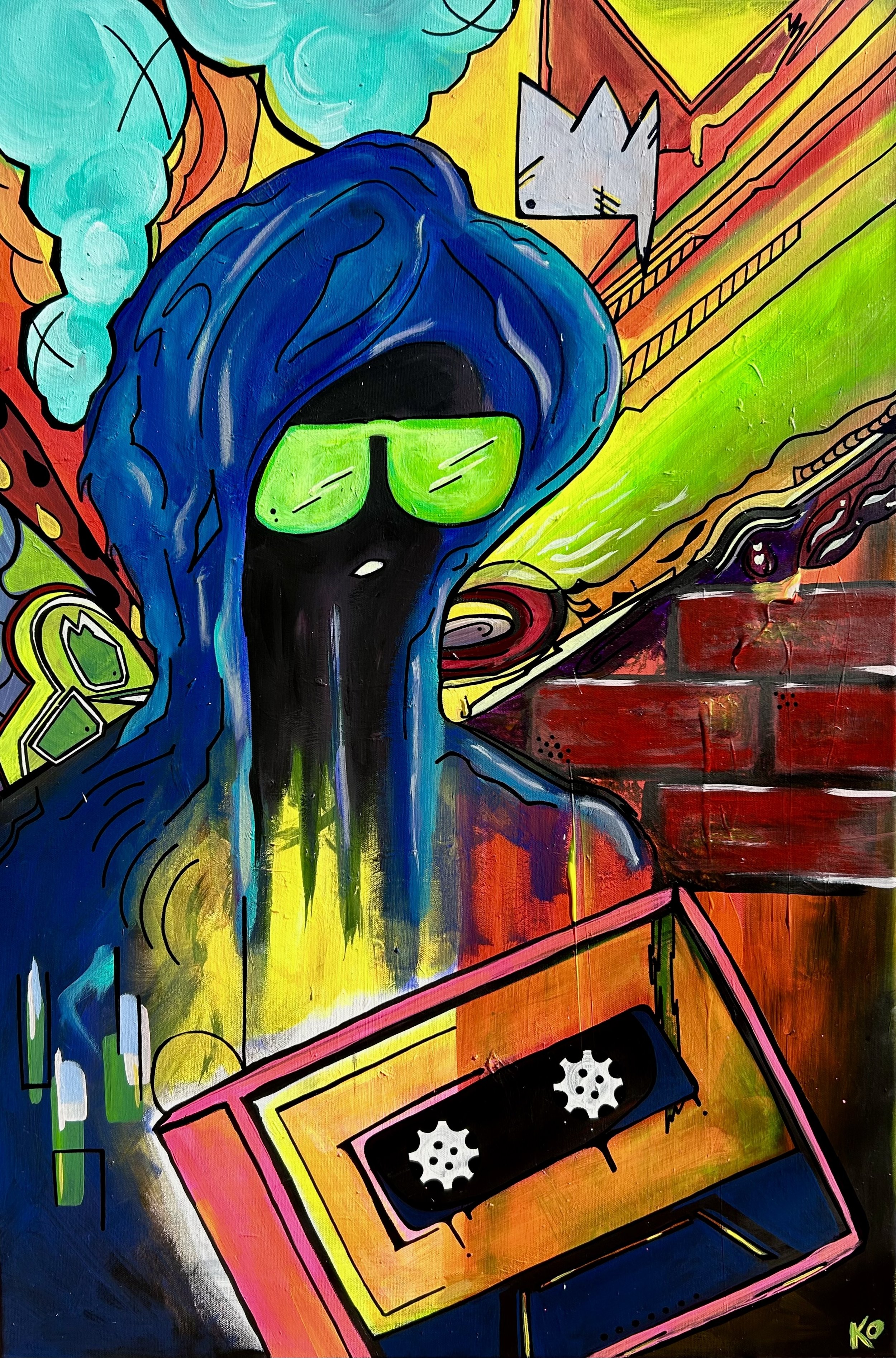 "Northeastern Urban" (Acrylic on Canvas)