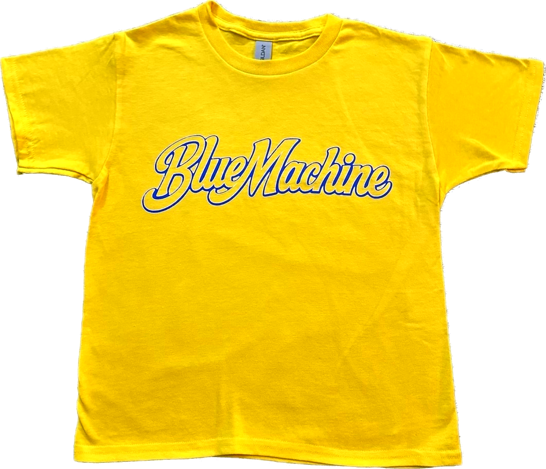 Blue Machine T-Shirt (Yellow)