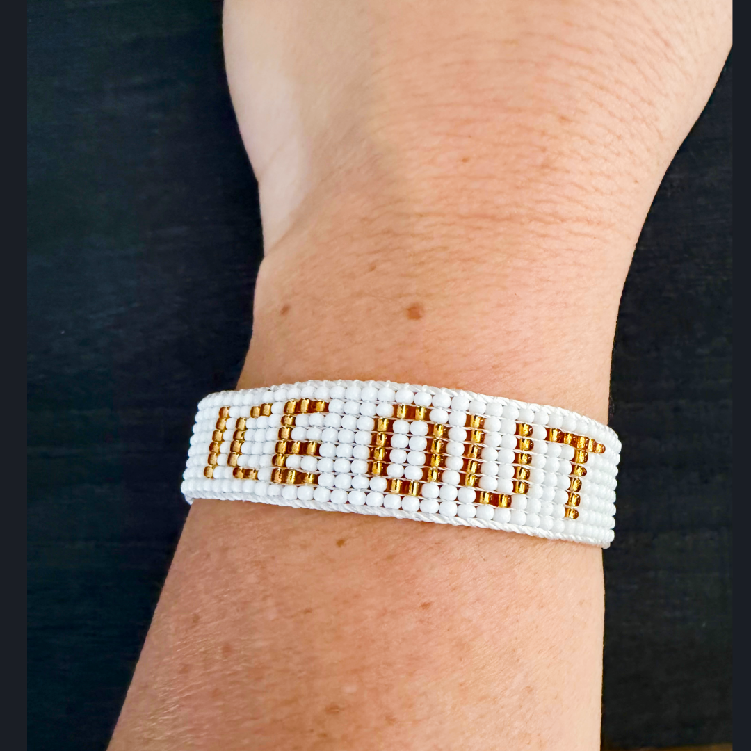Beaded Loom Bracelet – ICE OUT
