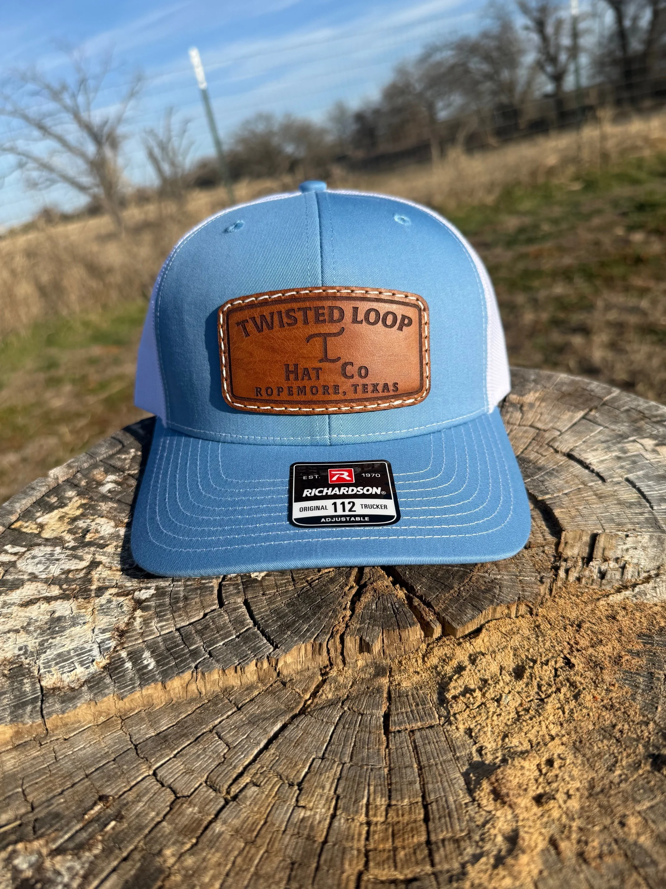 Twisted Loop Heritage Leather Patch Cap