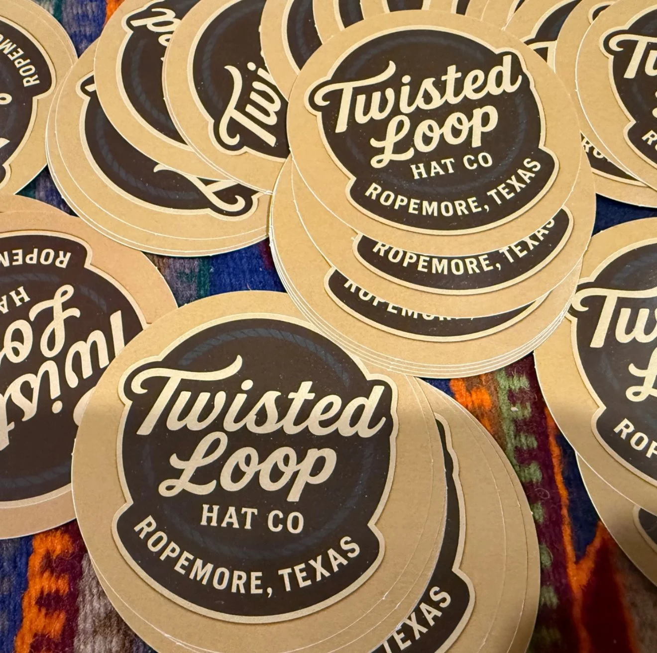 Twisted Loop Hat Co  - Circle Sticker