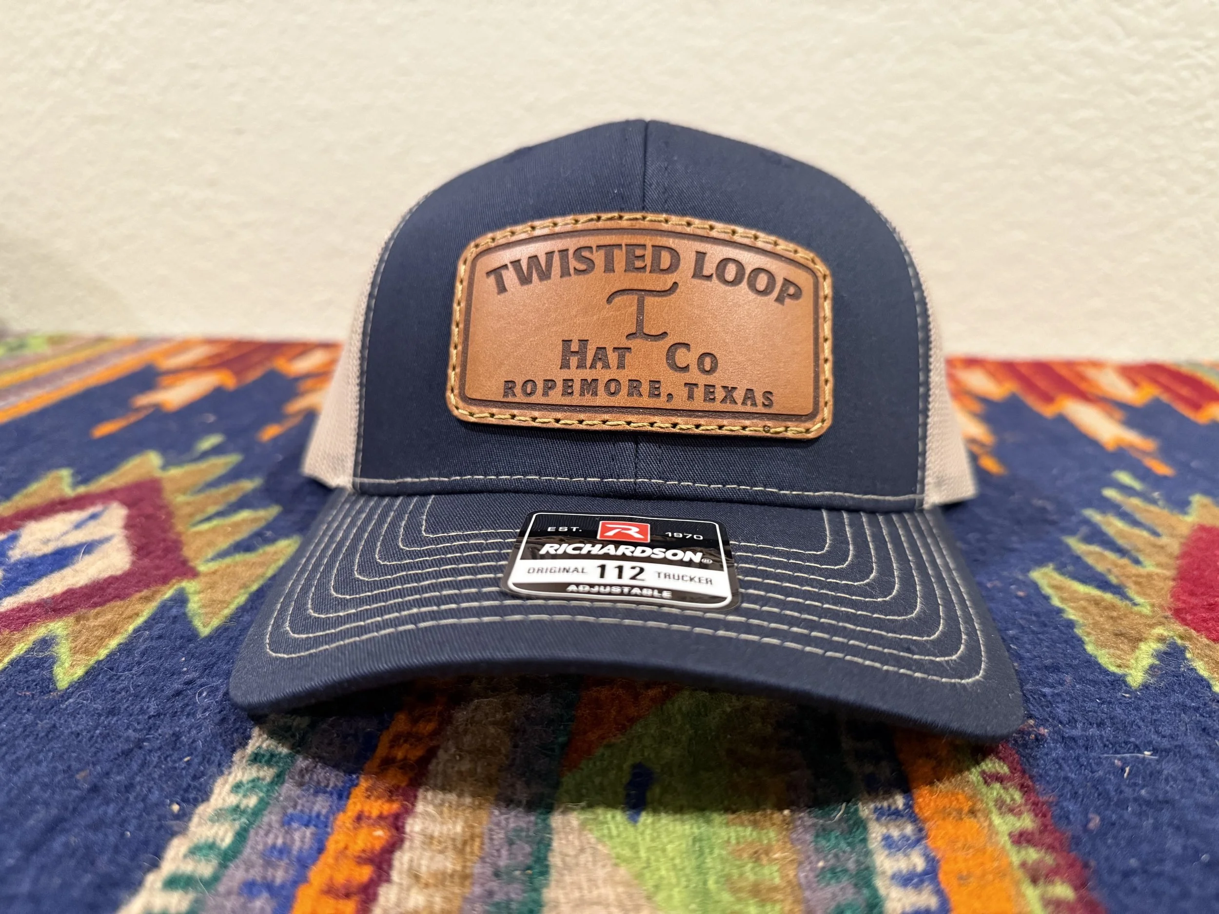 Twisted Loop Heritage Leather Patch Cap