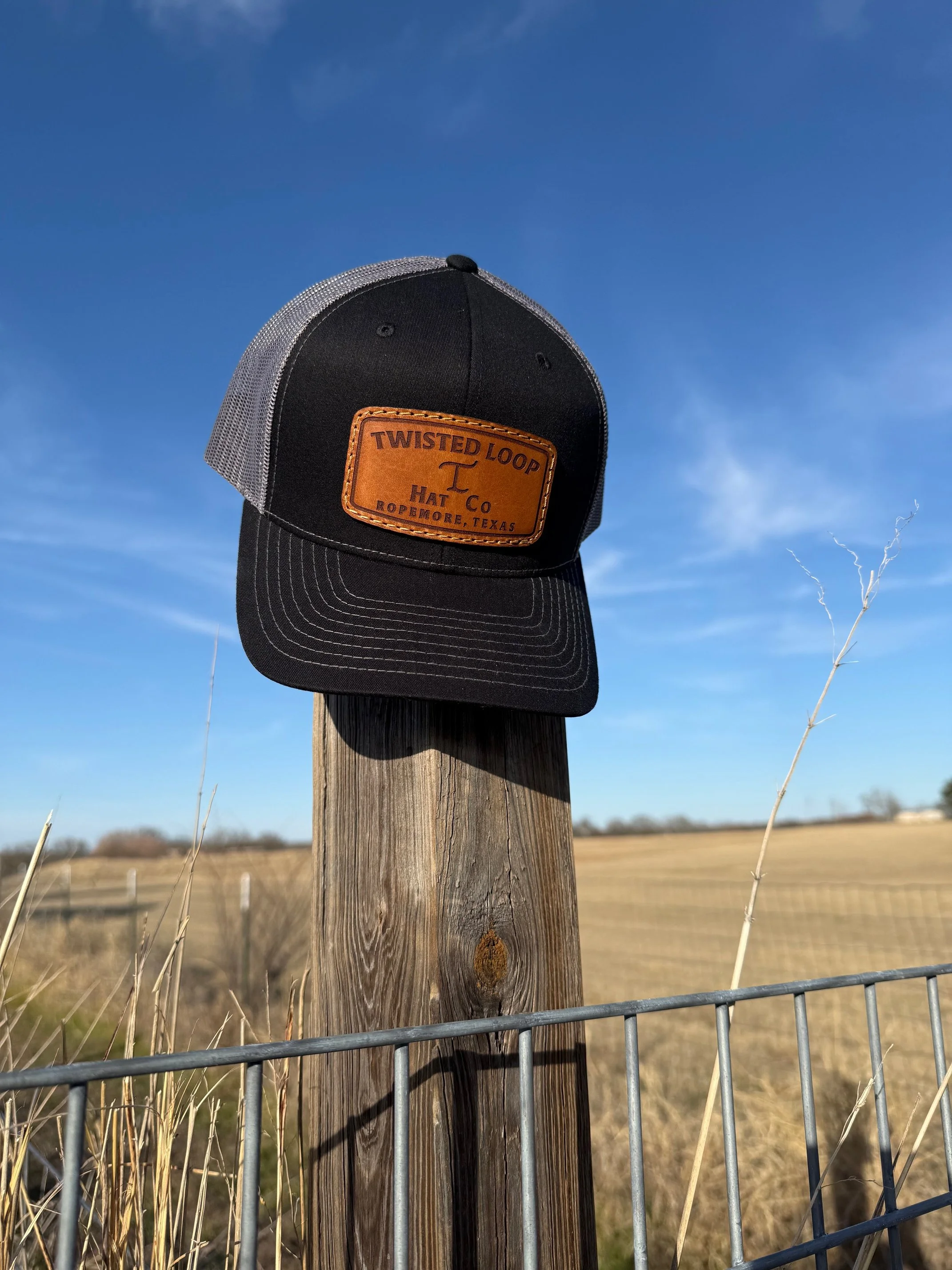 Twisted Loop Heritage Leather Patch Cap