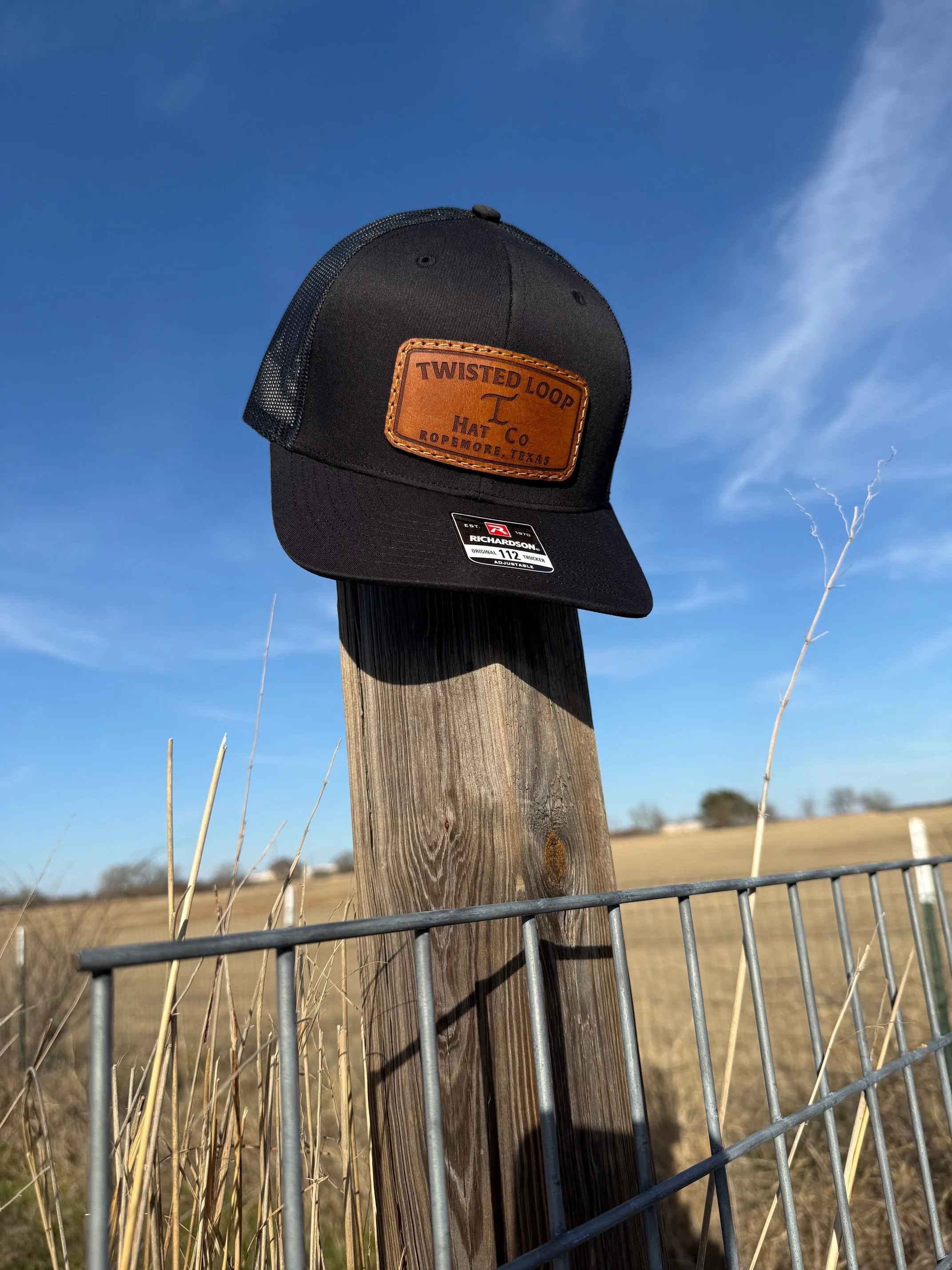 Twisted Loop Heritage Leather Patch Cap