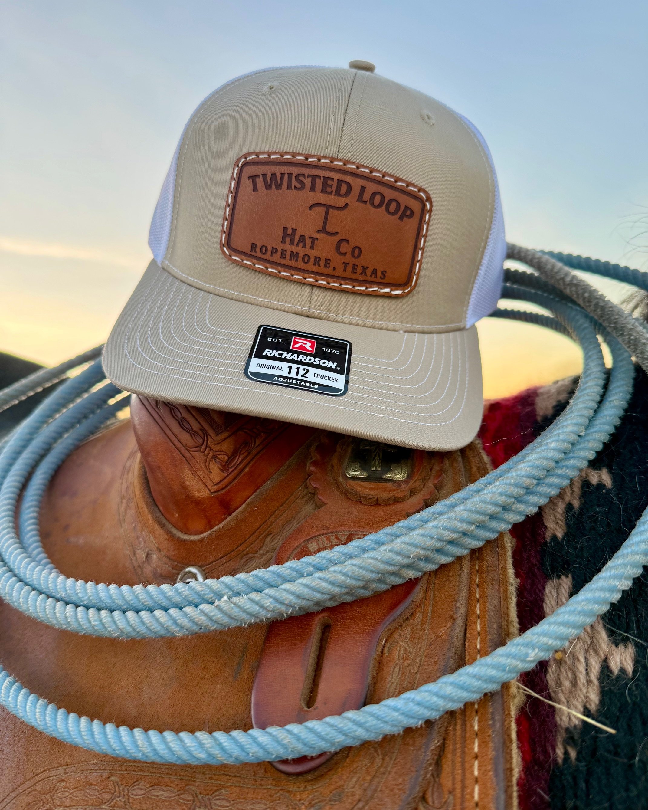 Twisted Loop Heritage Leather Patch Cap