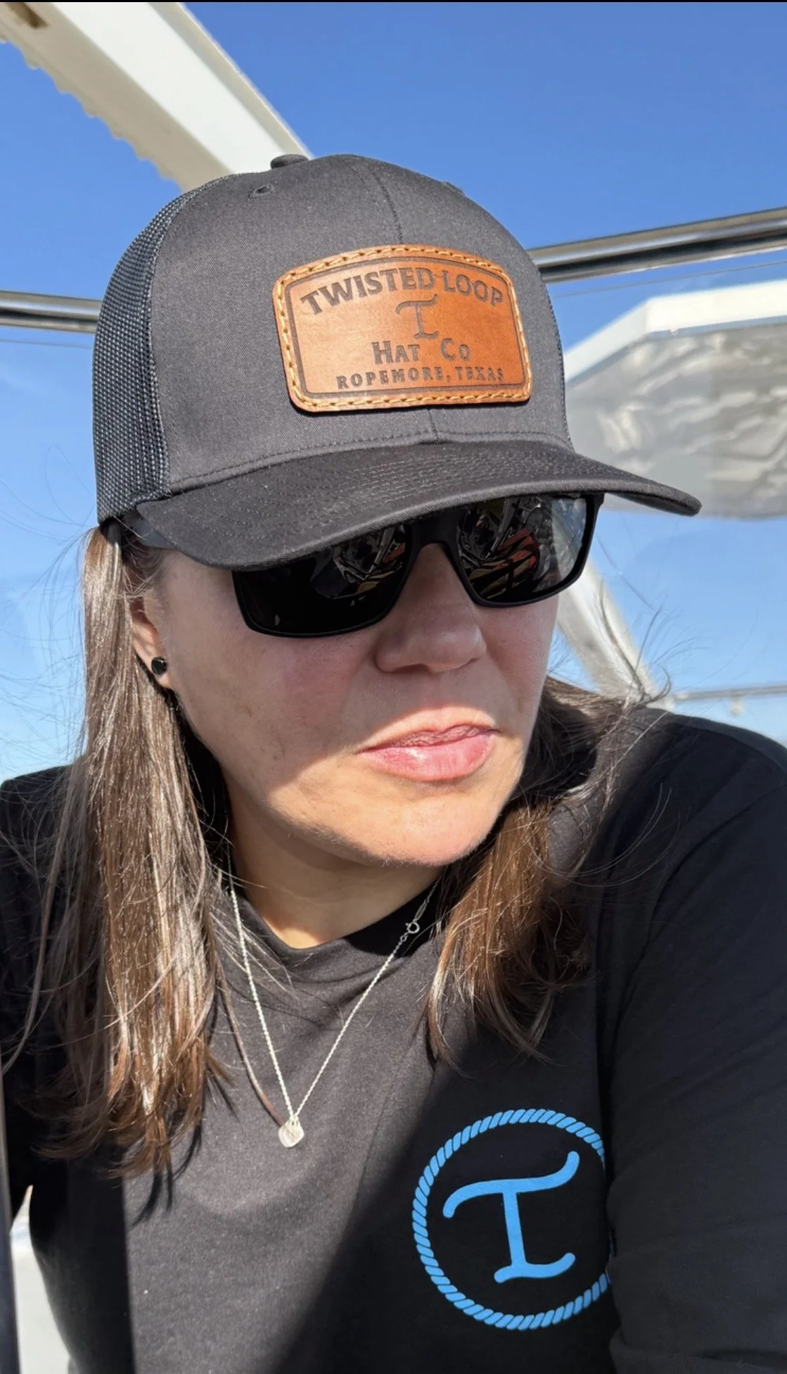 Twisted Loop Heritage Leather Patch Cap