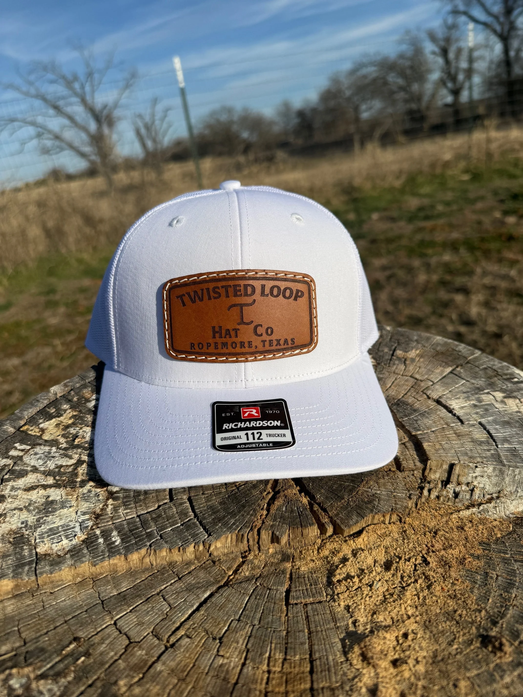 Twisted Loop Heritage Leather Patch Cap