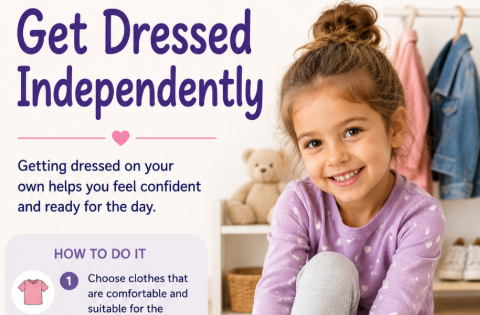 Teaching Your Child How To Get Dressed Independently