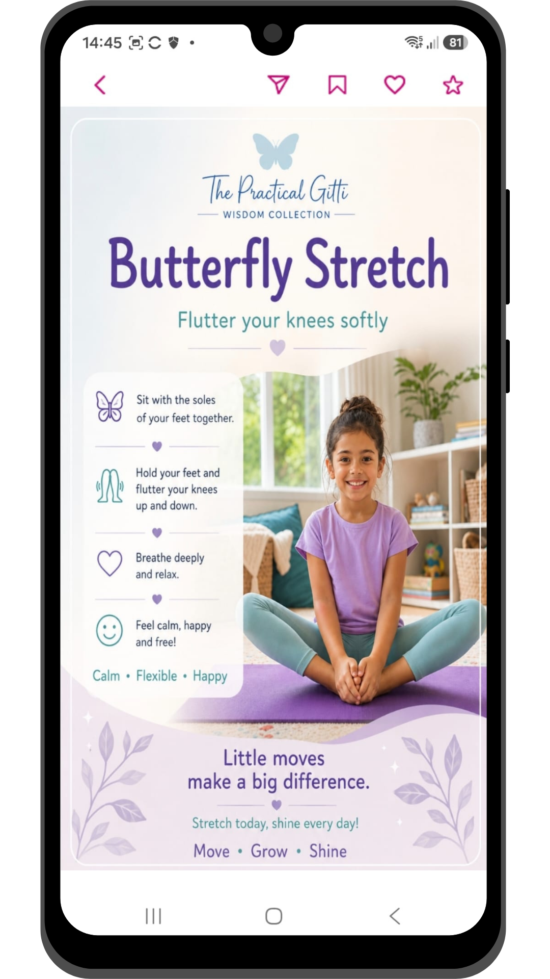 pratical gitti app children exercises