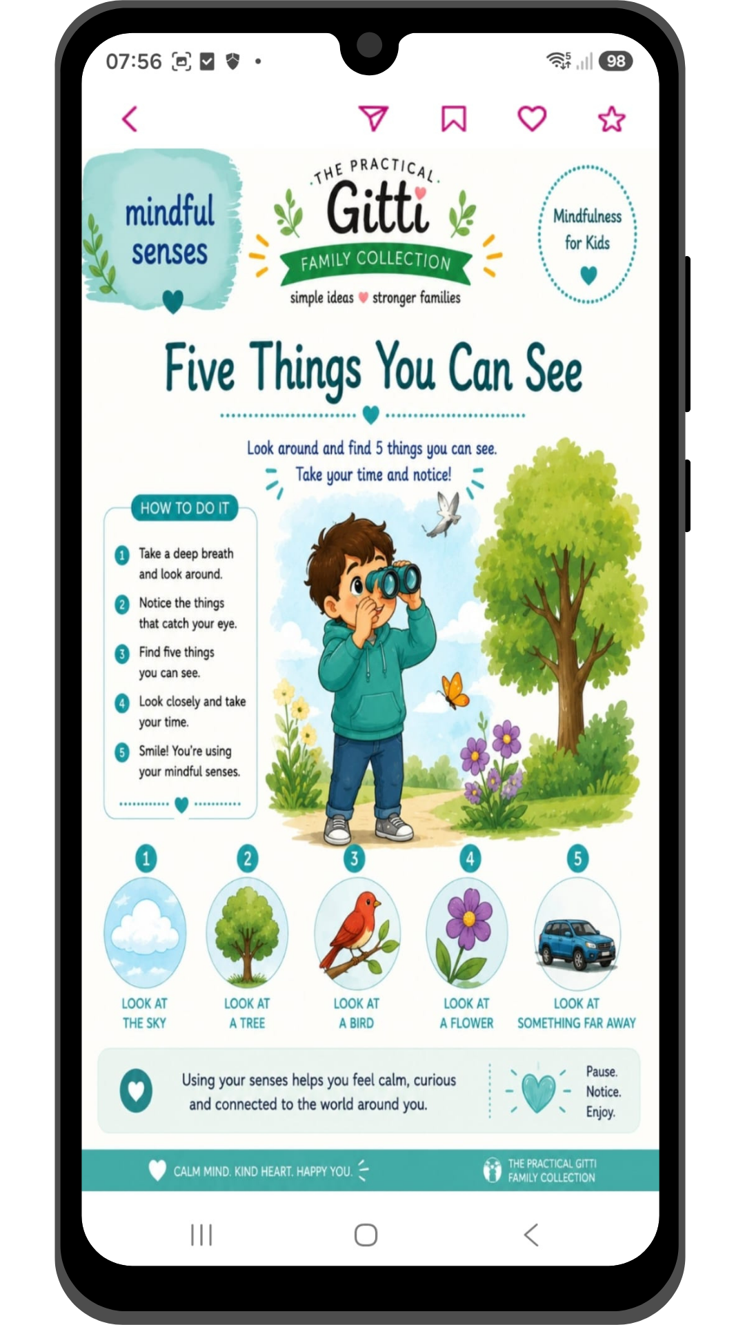 practical gitti app  kids page