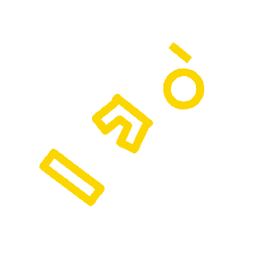 Line drawing of a microscope with a light source and eyepiece, outlined in white and yellow.