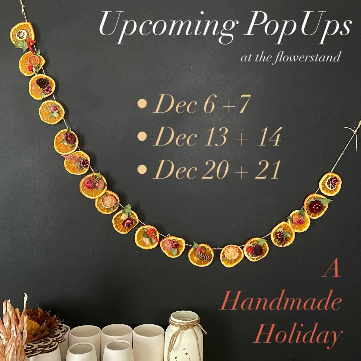 Mark your calendars! I won&rsquo;t be around for Small Business Saturday, but please support the wonderful small businesses in Branford and the shoreline in my absence! I&rsquo;ll be popping up the three following weekends, though, and hope you can s