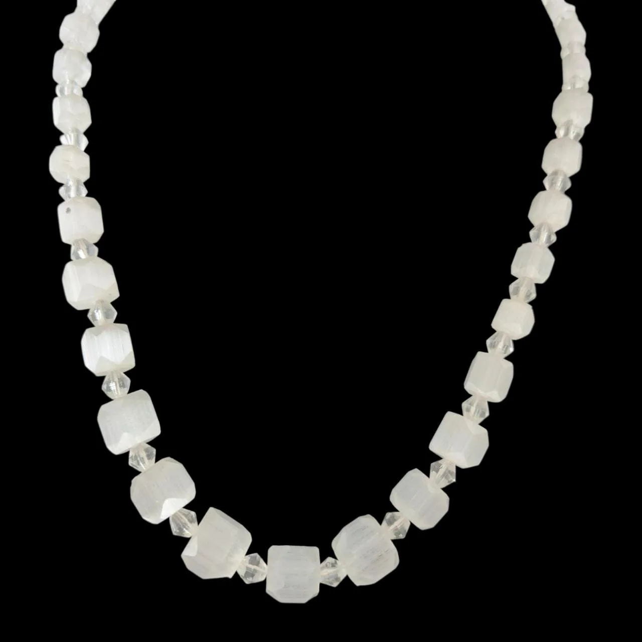 Vintage Selenite Necklace