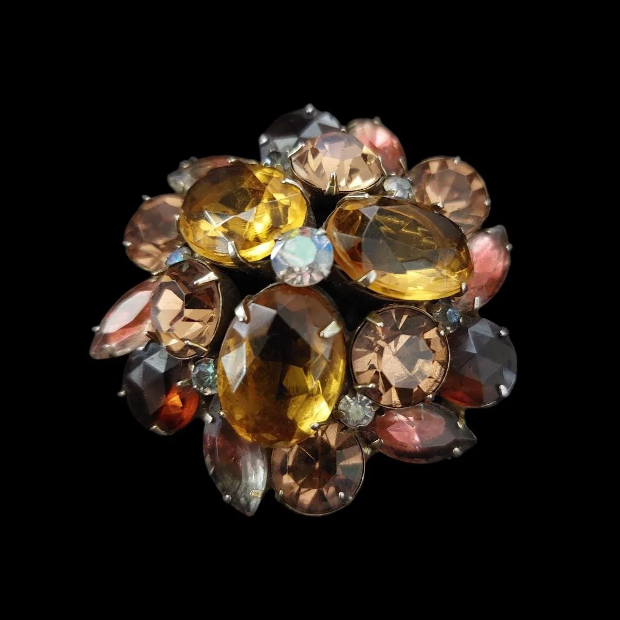 Vintage Kramer Multi- Colored Brooch