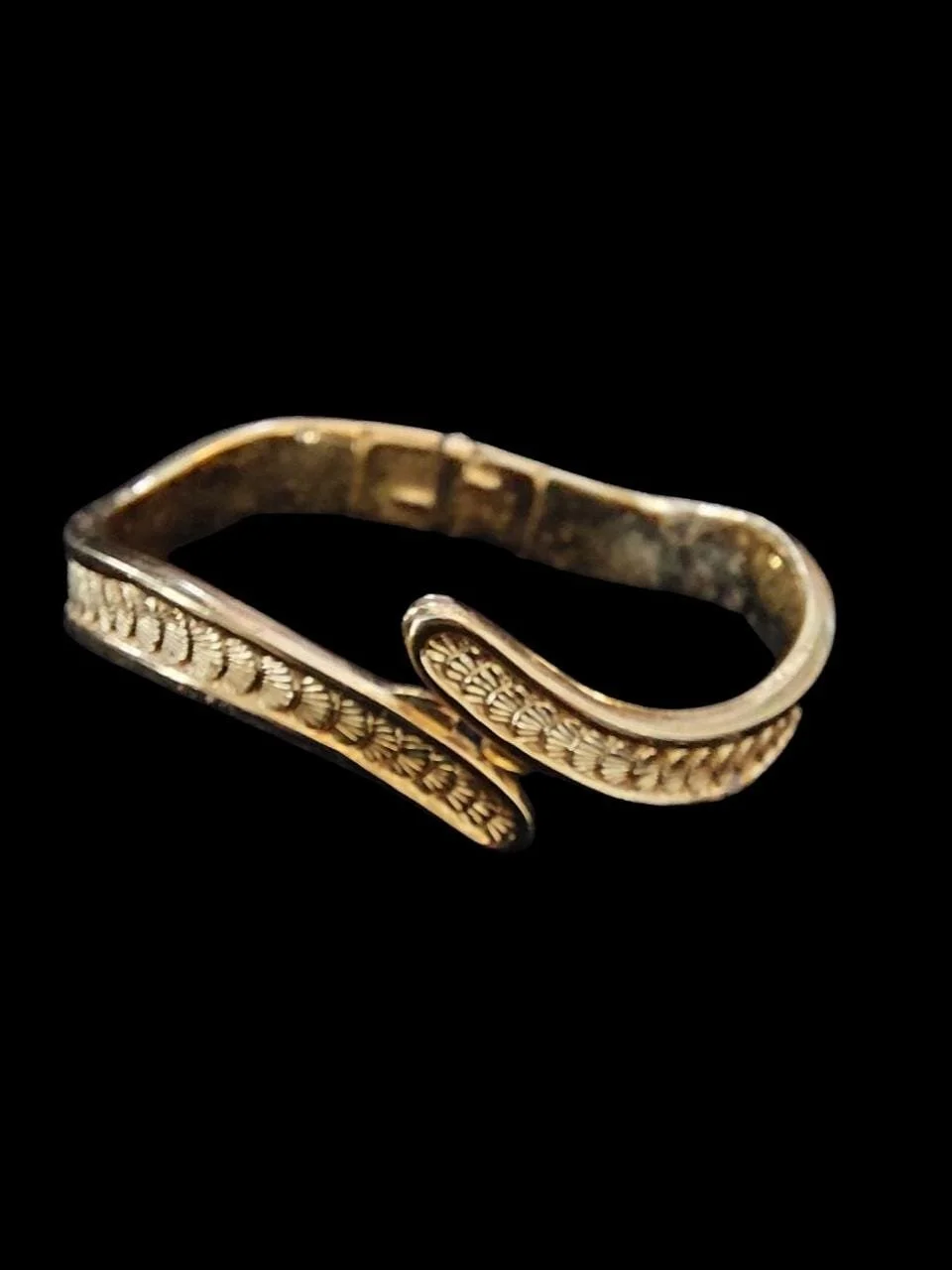 Vintage Monet Hinged Bypass Bracelet