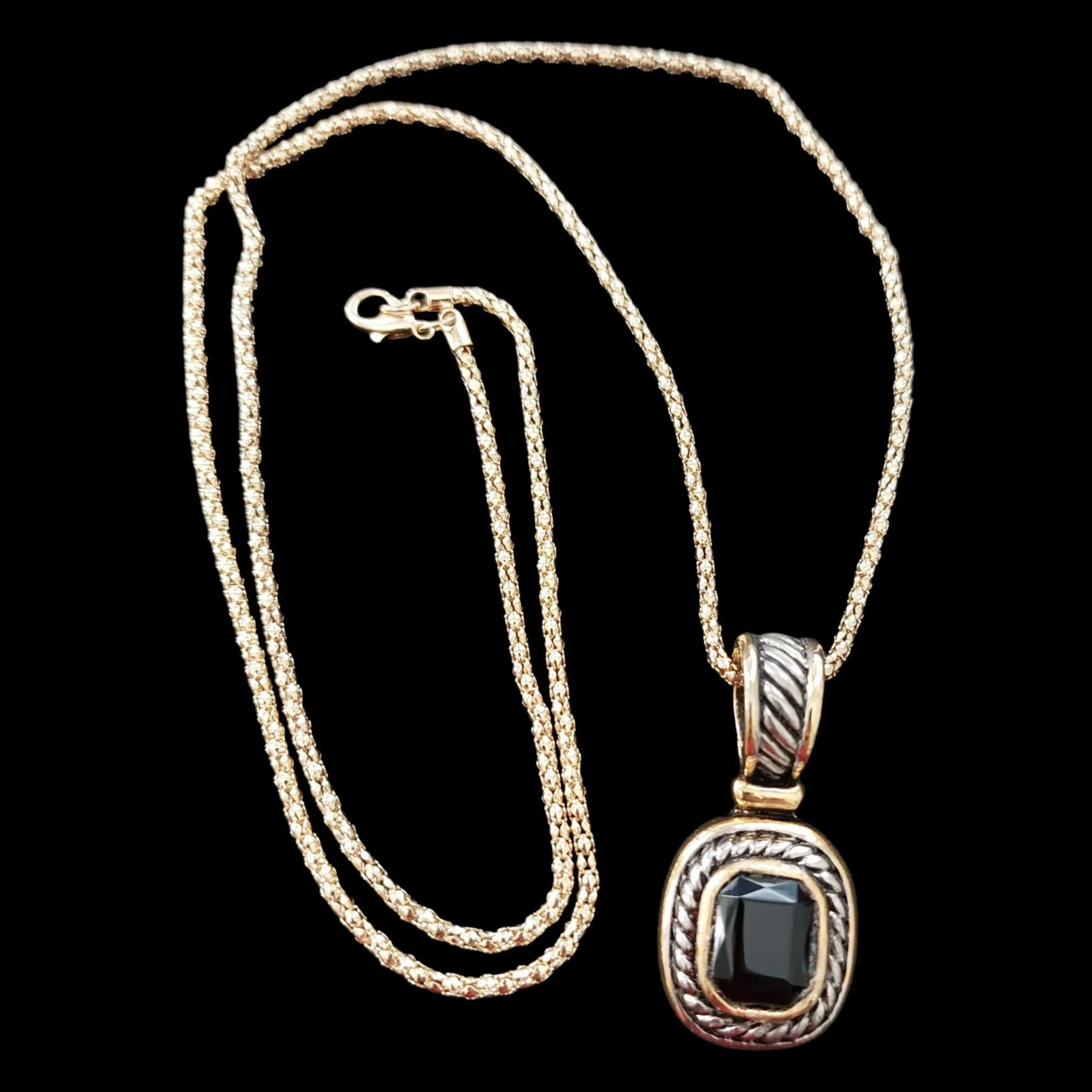 Vintage Designer Inspired Pendant Necklace