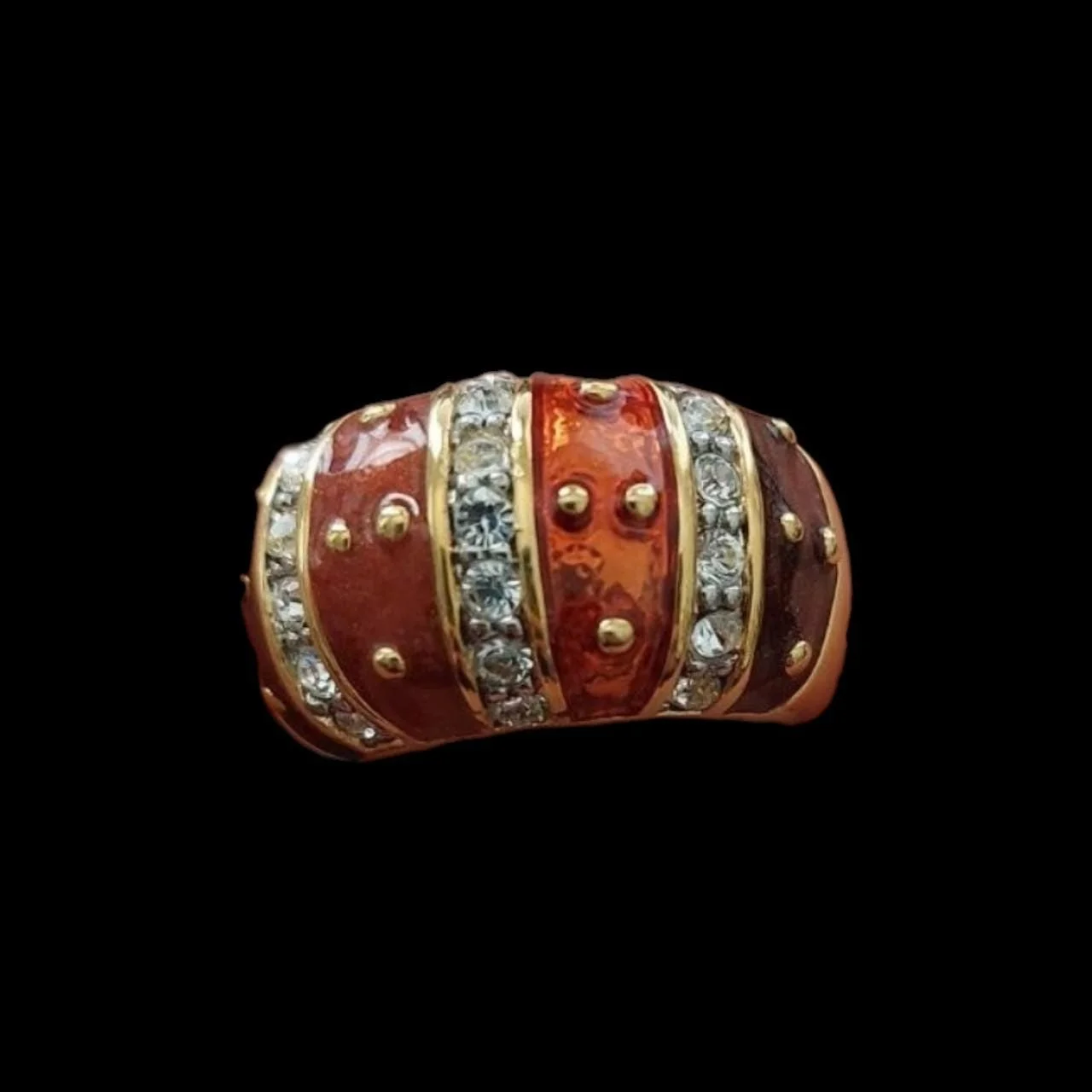 Joan Rivers Enamel Ring