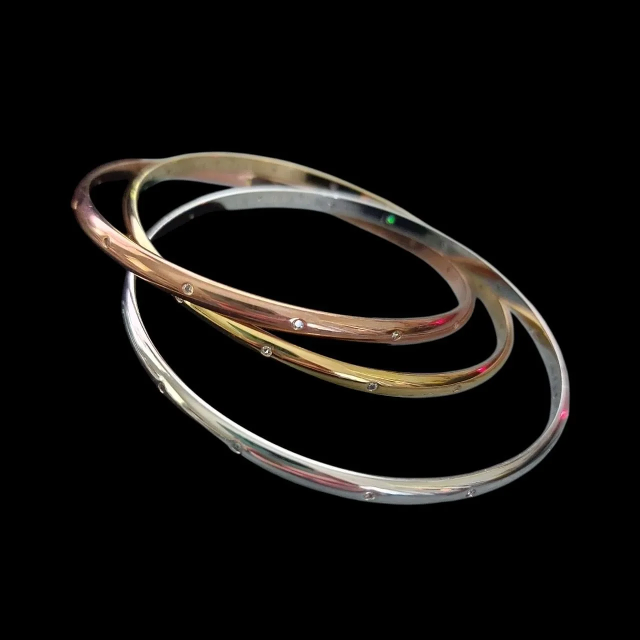 Mixed Metal Stacking Bracelets *(see matching rings in shop)