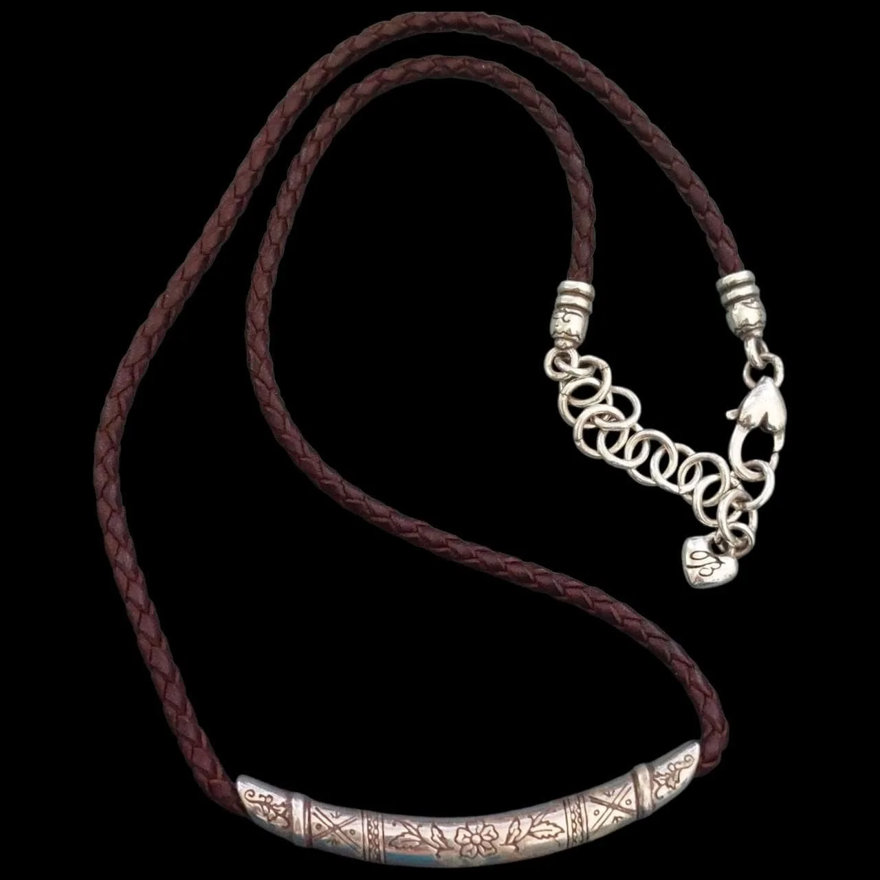Retired Brighton City Leather Necklace