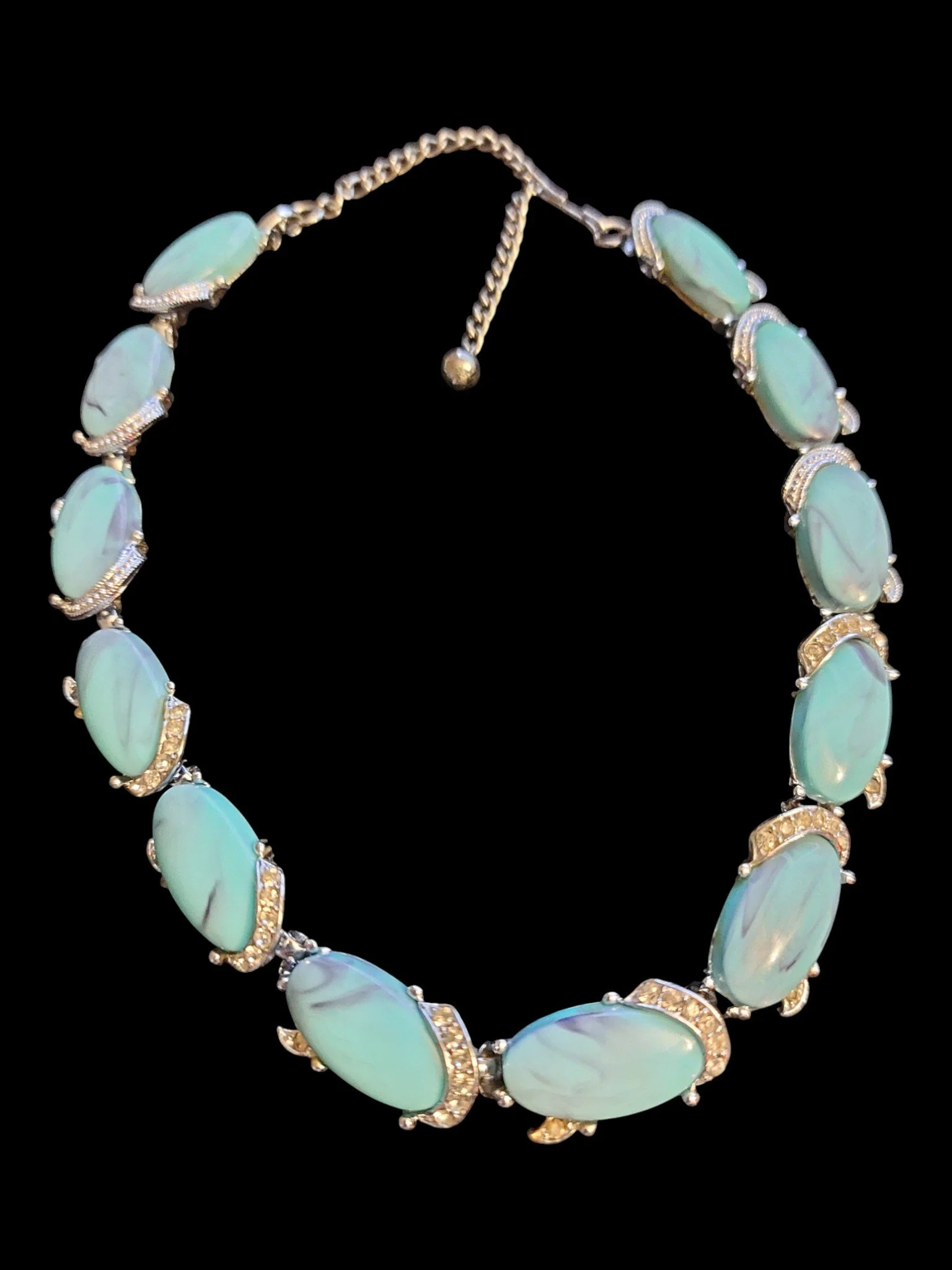 Faux Turquoise Choker/Necklace