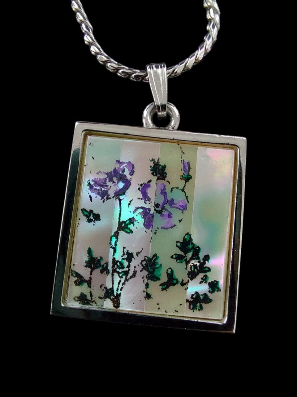 Whiting & Davis Mother of Pearl Necklace