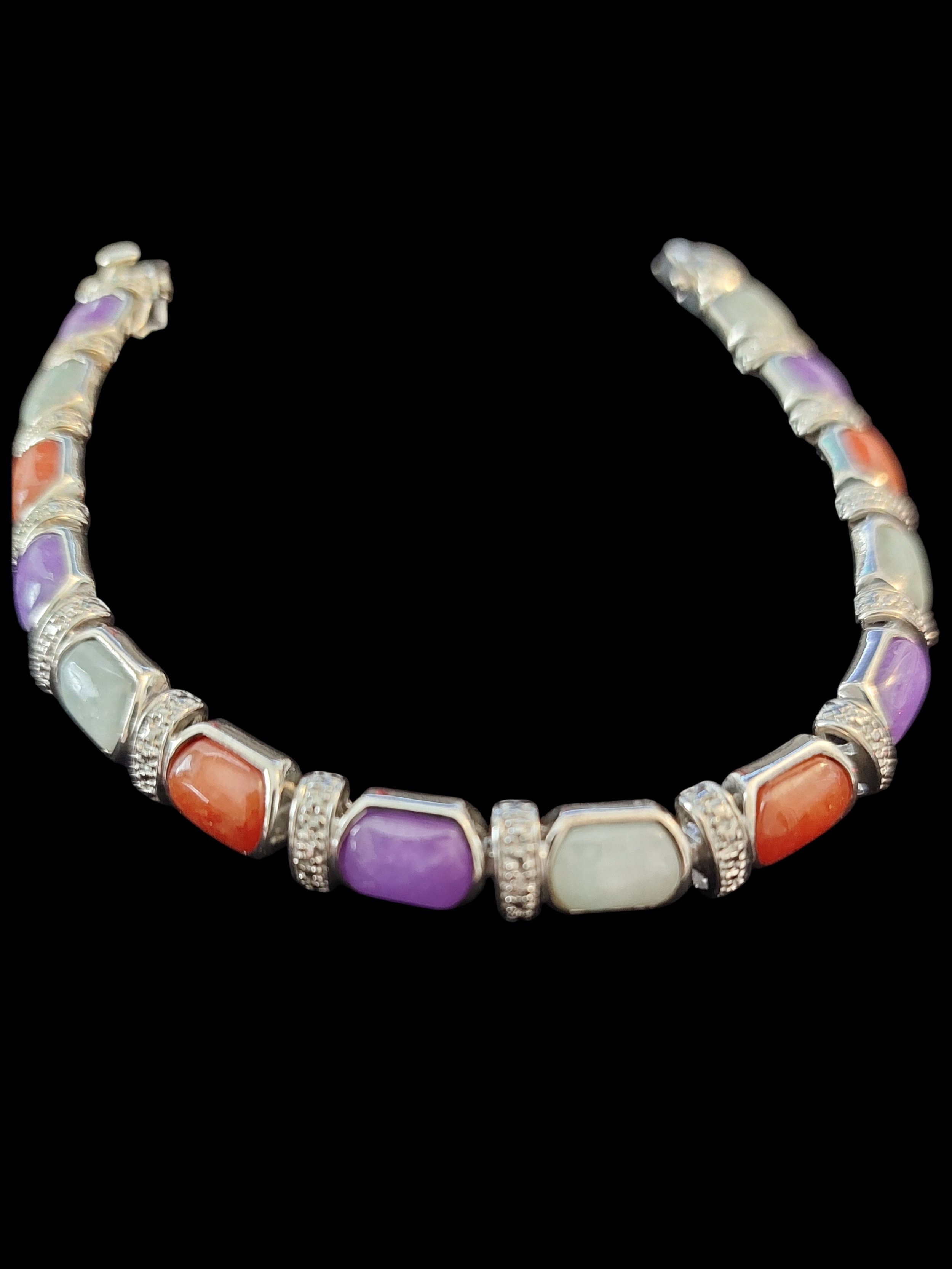 Sterling Silver Jadite bracelet