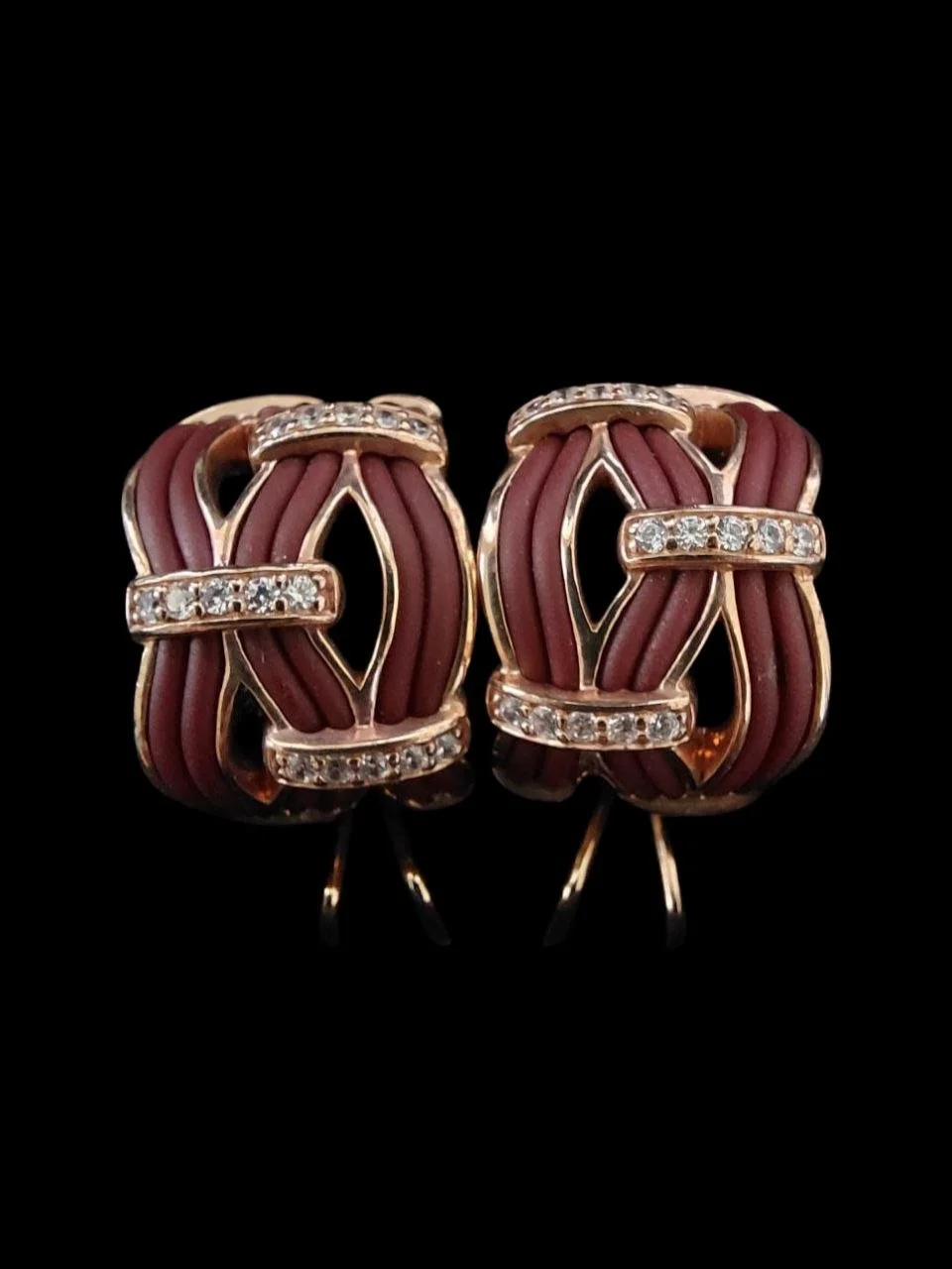 Belle Etoile Riviera Earrings - Brown