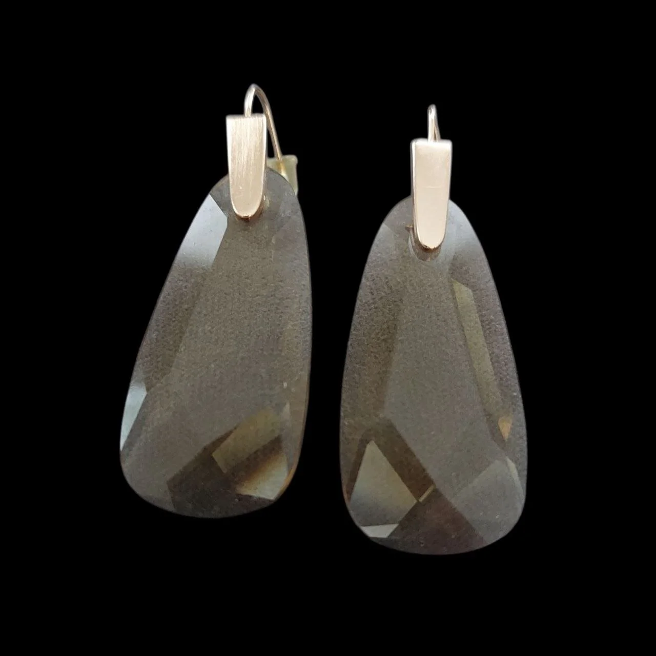 Kendra Scott Smoky Quartz Teardrop Earrings