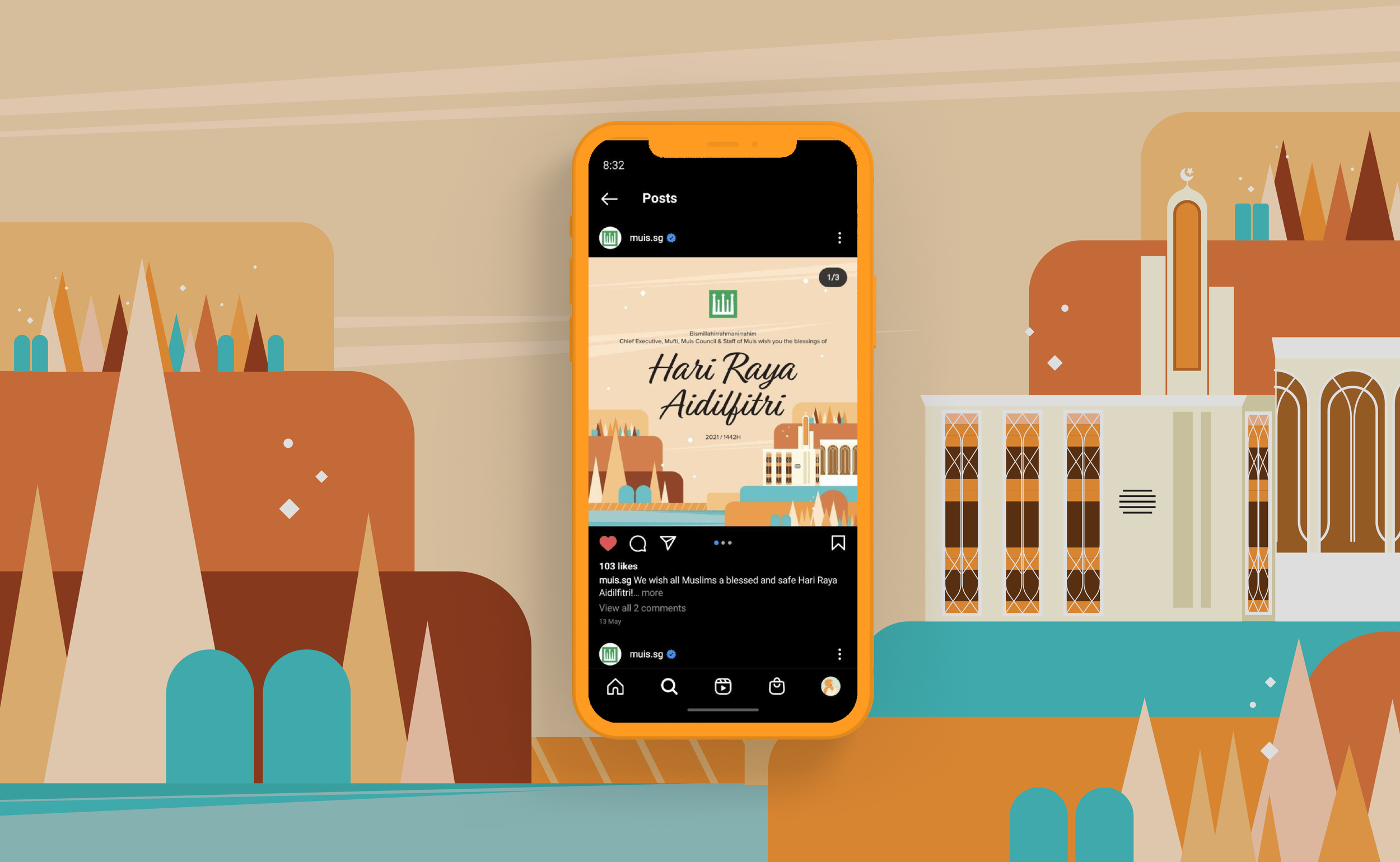 MUIS - Eid Aidilfitri Illustrations