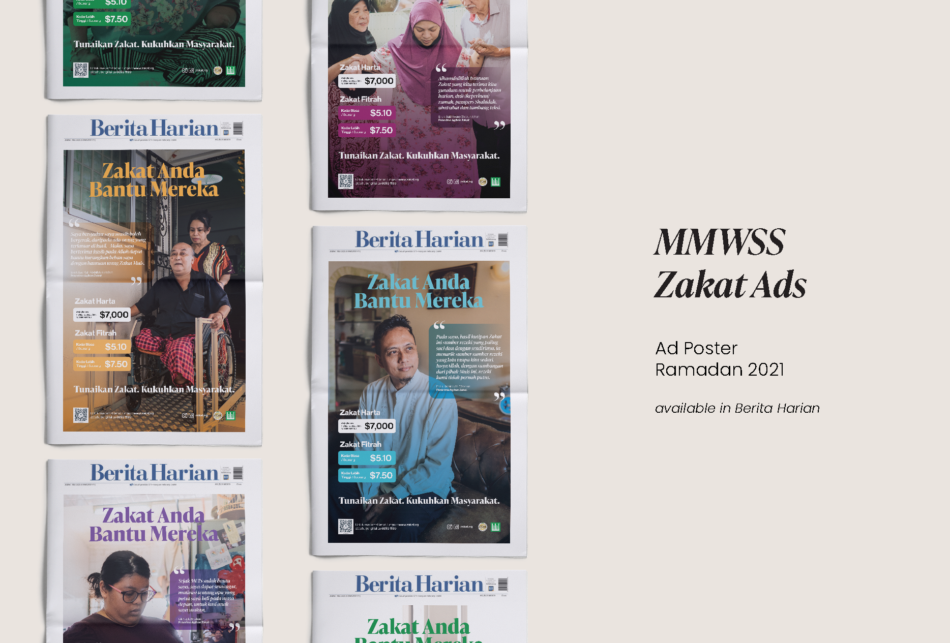 Zakat Newspaper Ads
