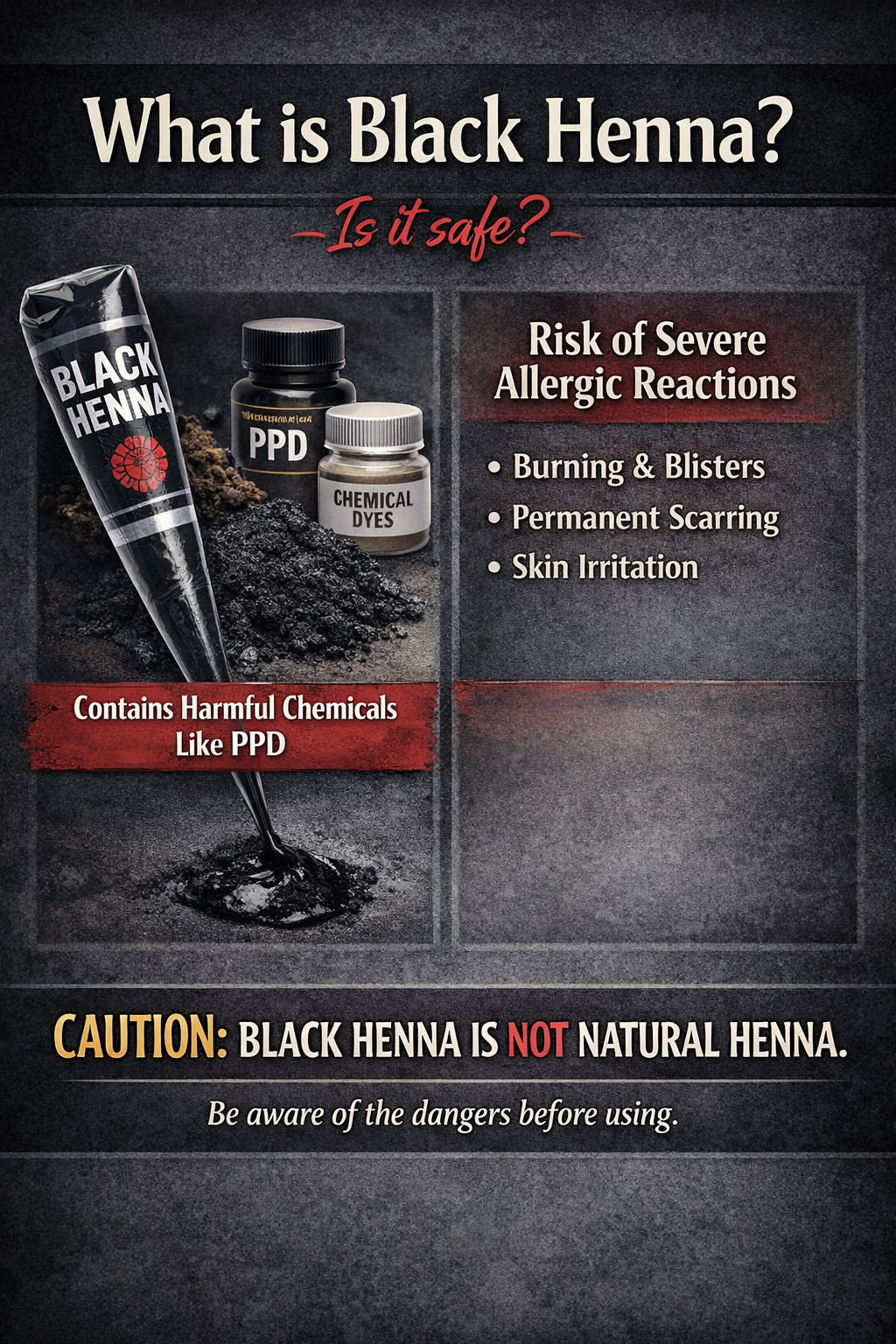 What is black henna? Do you offer it?