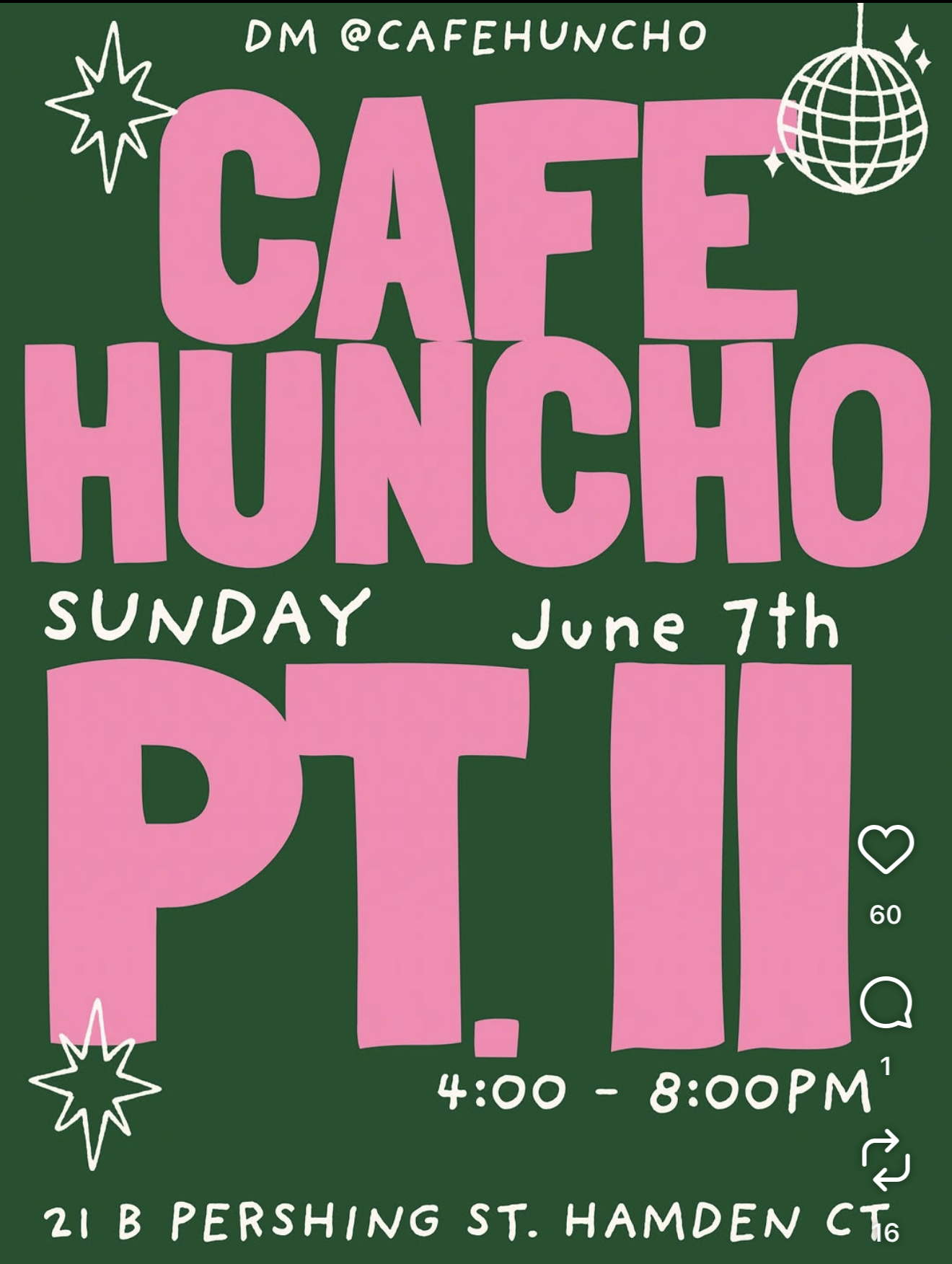 CAFE HUNCHO live DJ event