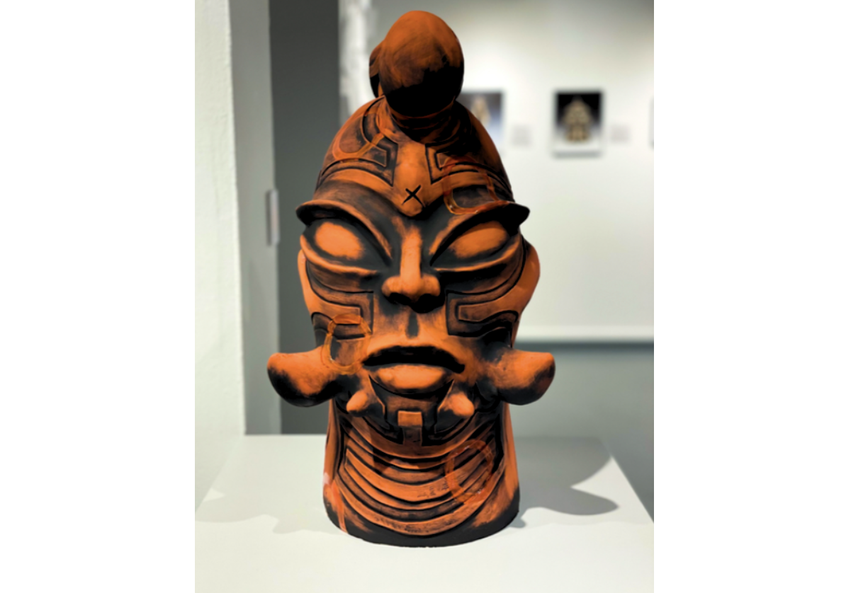 Amber Sterling served as Curatorial Assistant for Virgil Ortiz: Revelation at Saddleback Art Gallery.