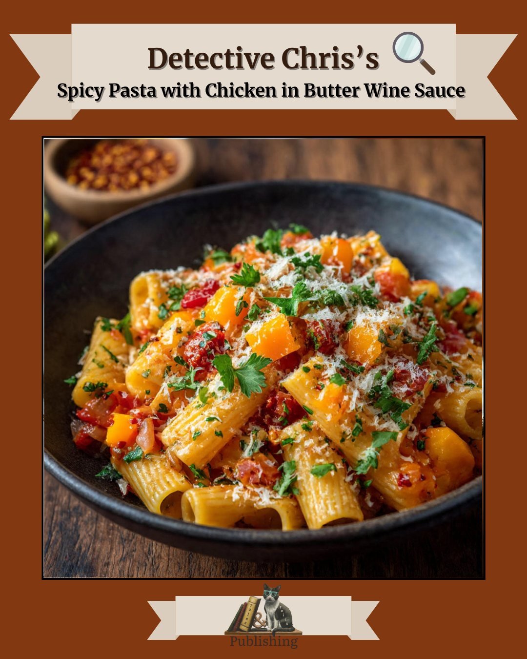 ✨ New from the Tales &amp; Tails Kitchen! ✨
After a long night chasing clues in Crystal Run, even Detective Post needs something hearty to refuel &mdash; and this dish does the trick! 🕵️&zwj;♂️🍝

Introducing Detective Christopher Post&rsquo;s Spicy