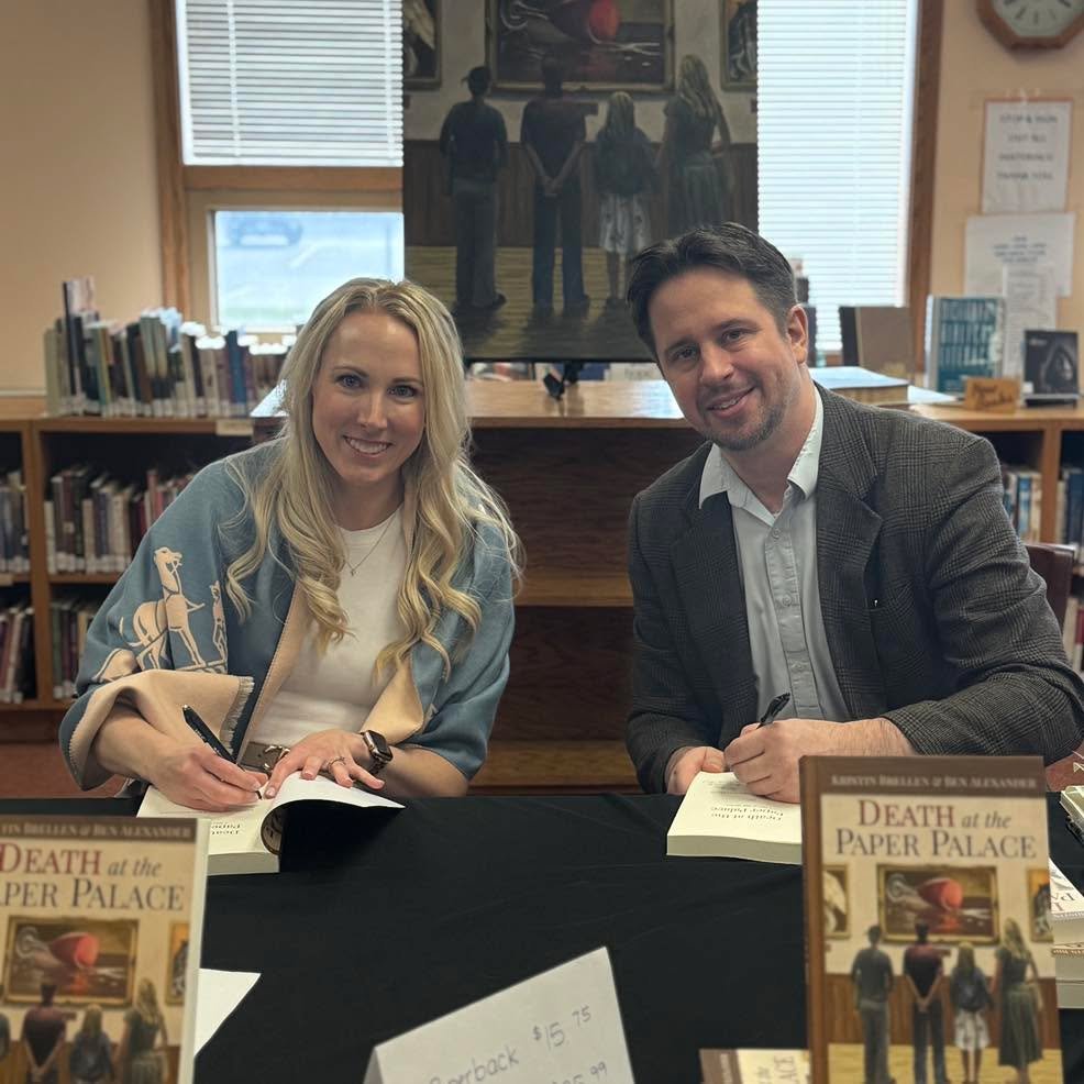 ✨ What a wonderful weekend! ✨

Thank you to everyone who stopped by our Death at the Paper Palace meet &amp; greet events at Celebration and Faith! We had such a great time chatting, signing books, and sharing laughs and stories with so many of you. 
