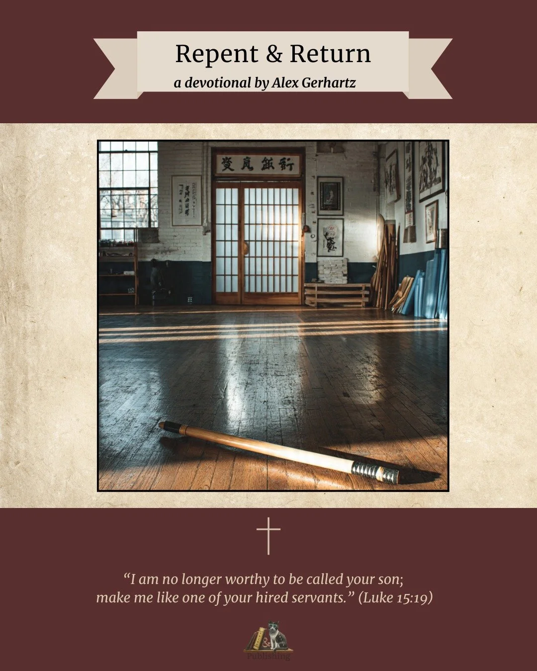 🥋 Monday Devotion | Repent &amp; Return

Sometimes the pain we carry isn&rsquo;t coming from the outside.

In this week&rsquo;s Monday devotion, Alex Gerhartz reflects on a lesson he learned years ago while practicing martial arts &mdash; a lesson a