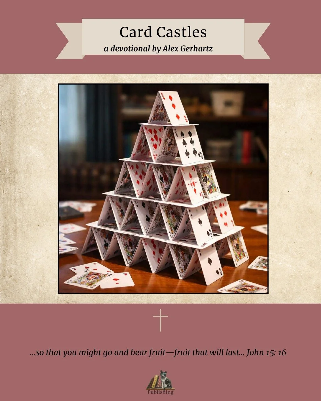 ✨ Devotion Monday | Card Castles

We used to spend hours building card castles&mdash;carefully stacking, balancing, creating something that looked strong&hellip;

&hellip;but never lasted.

It&rsquo;s funny how that doesn&rsquo;t just stay in childho