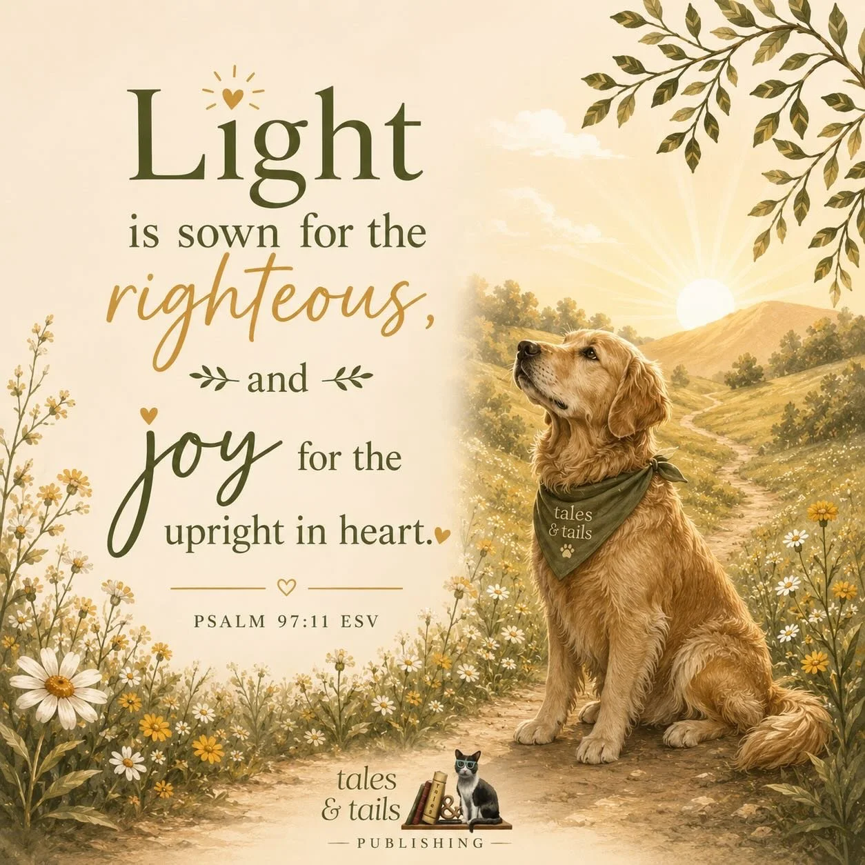 ✨ &ldquo;Light is sown for the righteous, and joy for the upright in heart.&rdquo; &mdash; Psalm 97:11 ✨

What a beautiful promise this is. The one who does the sowing is God Himself. Even when life feels cold, dark, confusing, or heavy, He is still 