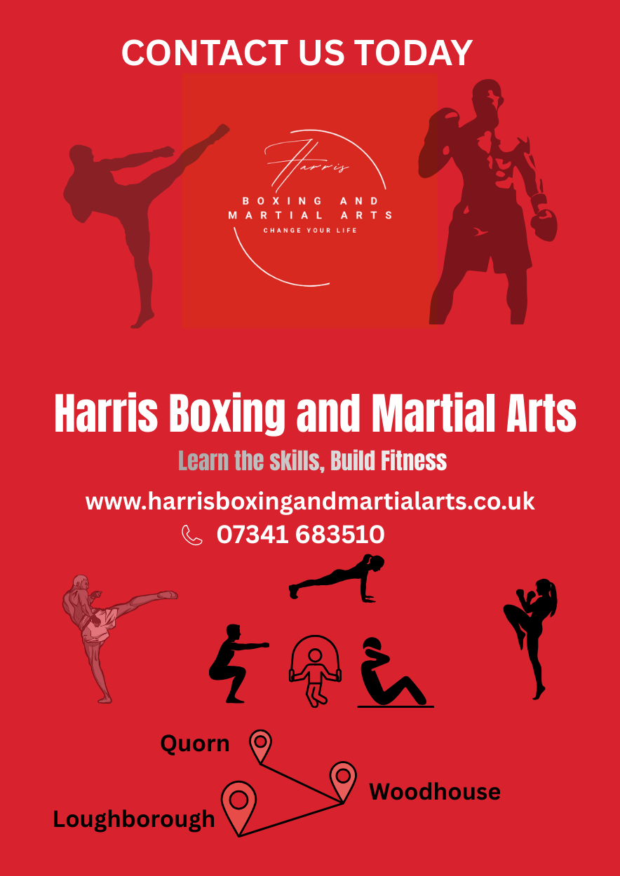 Contact us at Harris boxing and martial arts