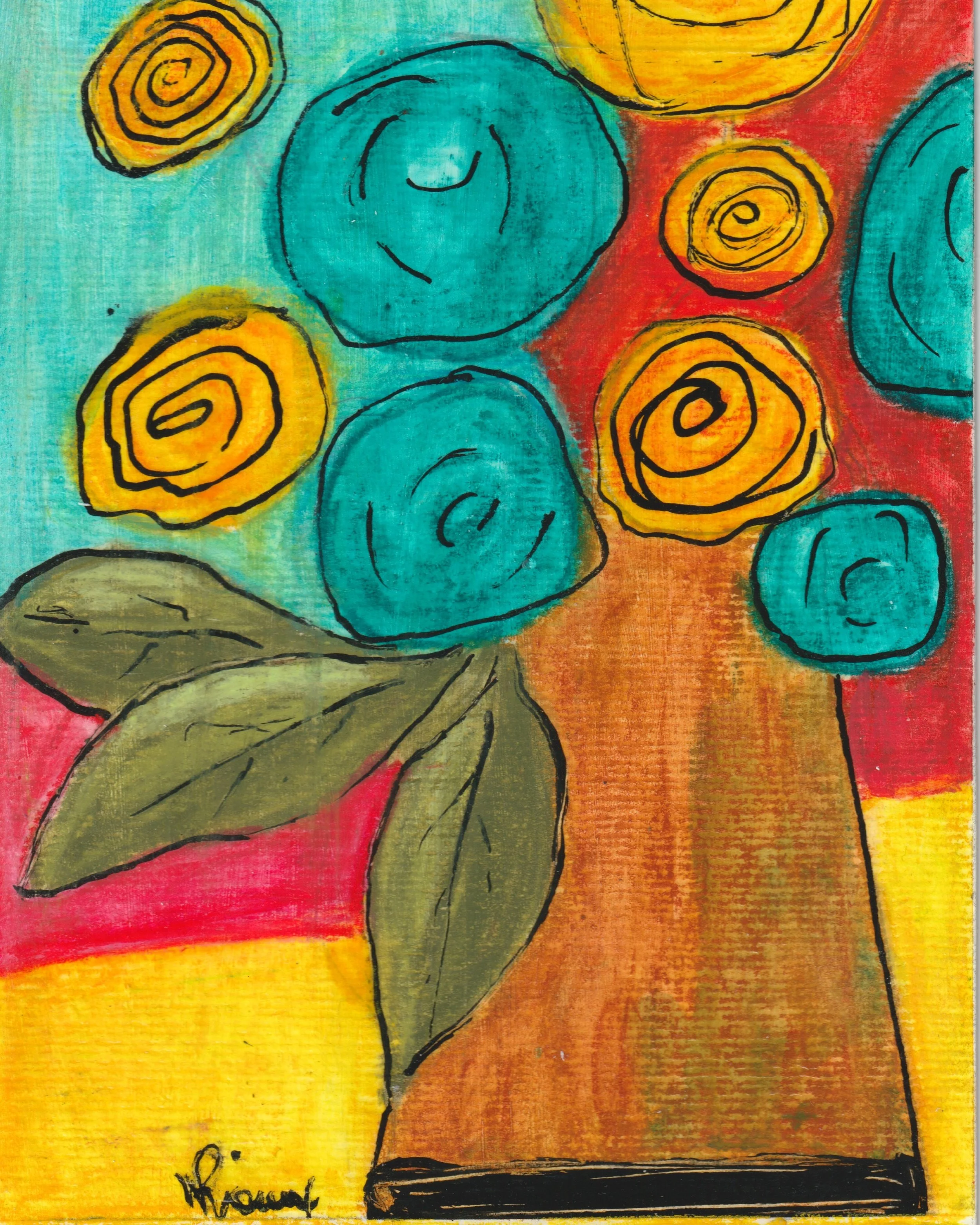 Fleurs bleues et jaunes.jpeg