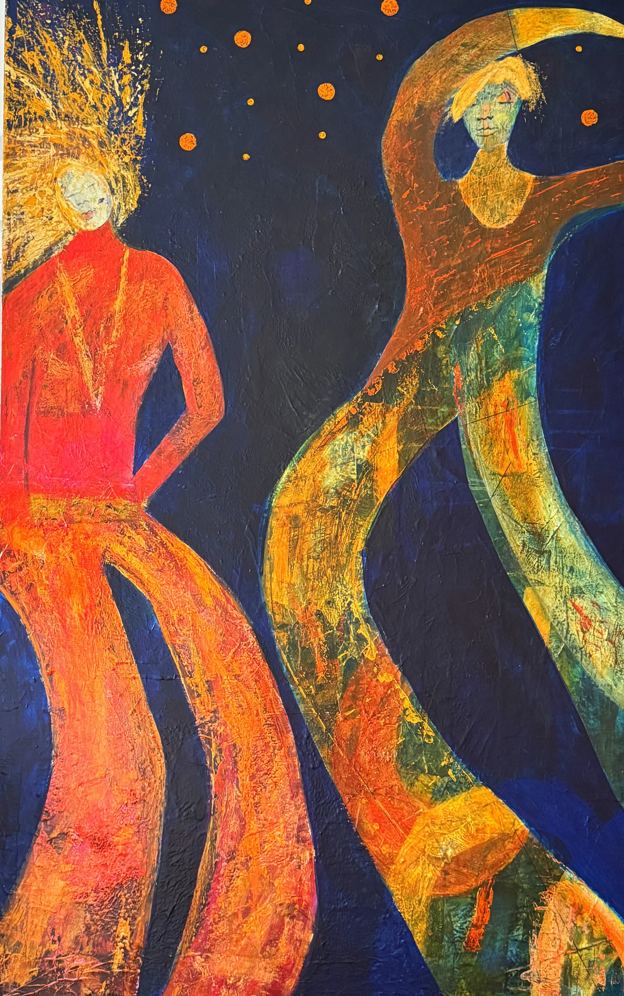 Boogie Nights
mixed media on canvas, 48 x 30
2024