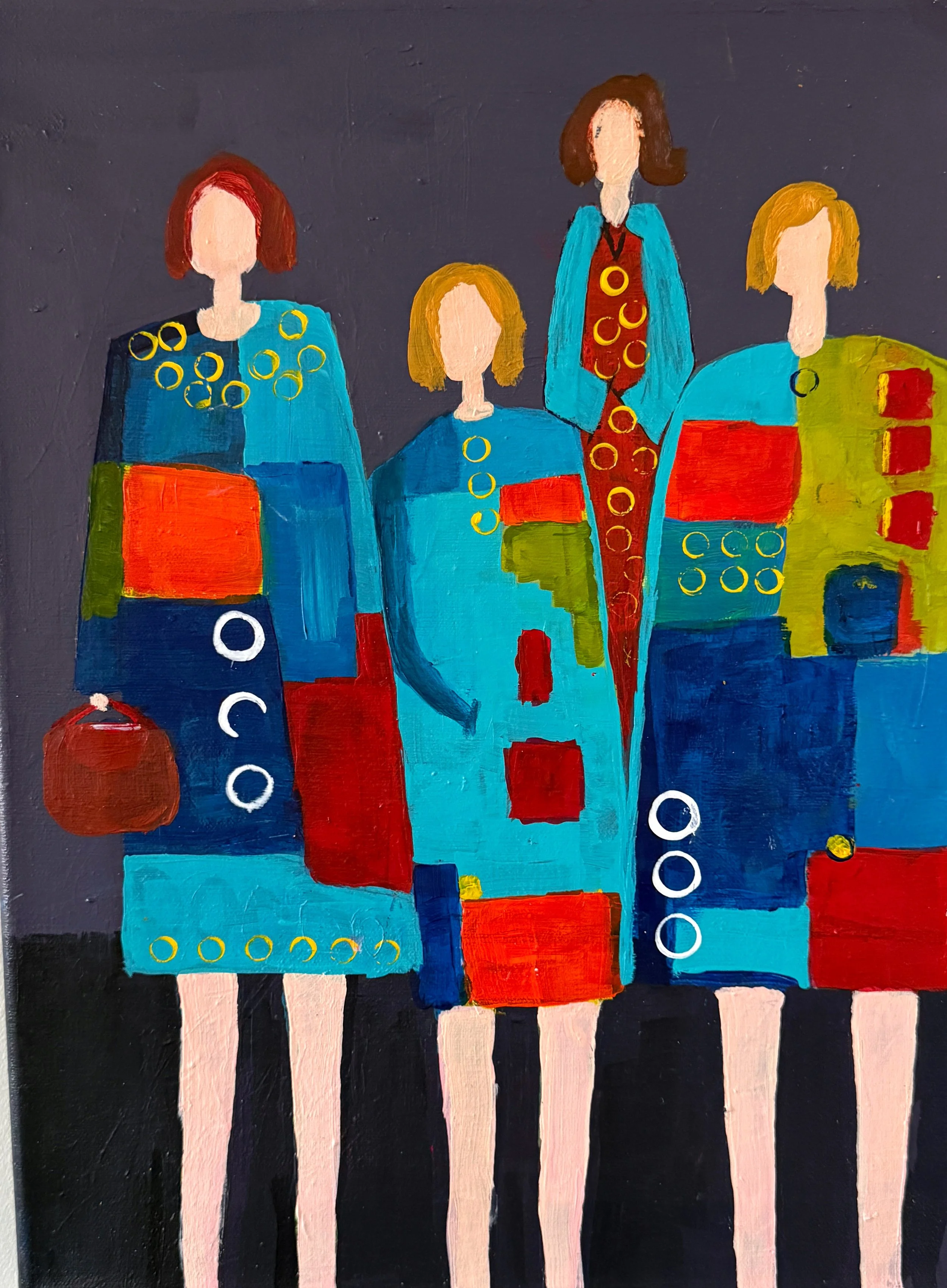 Girls' lunch
acrylic on canvas, 16 x 12
2024