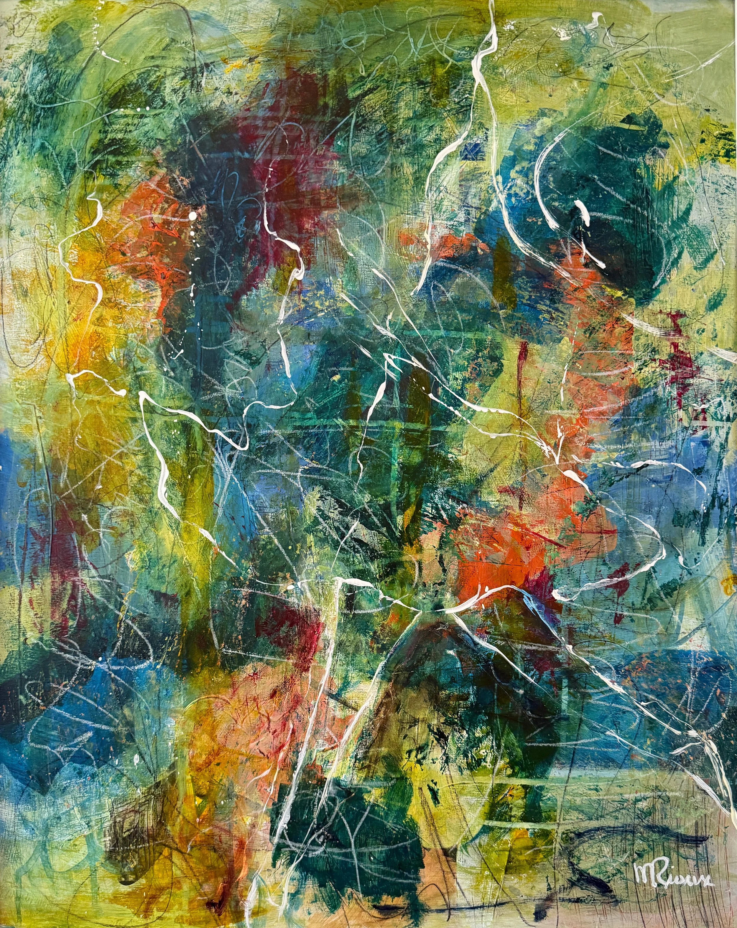 Ballerina of chaos
acrylic on canvas, 30 x 24, 
2025