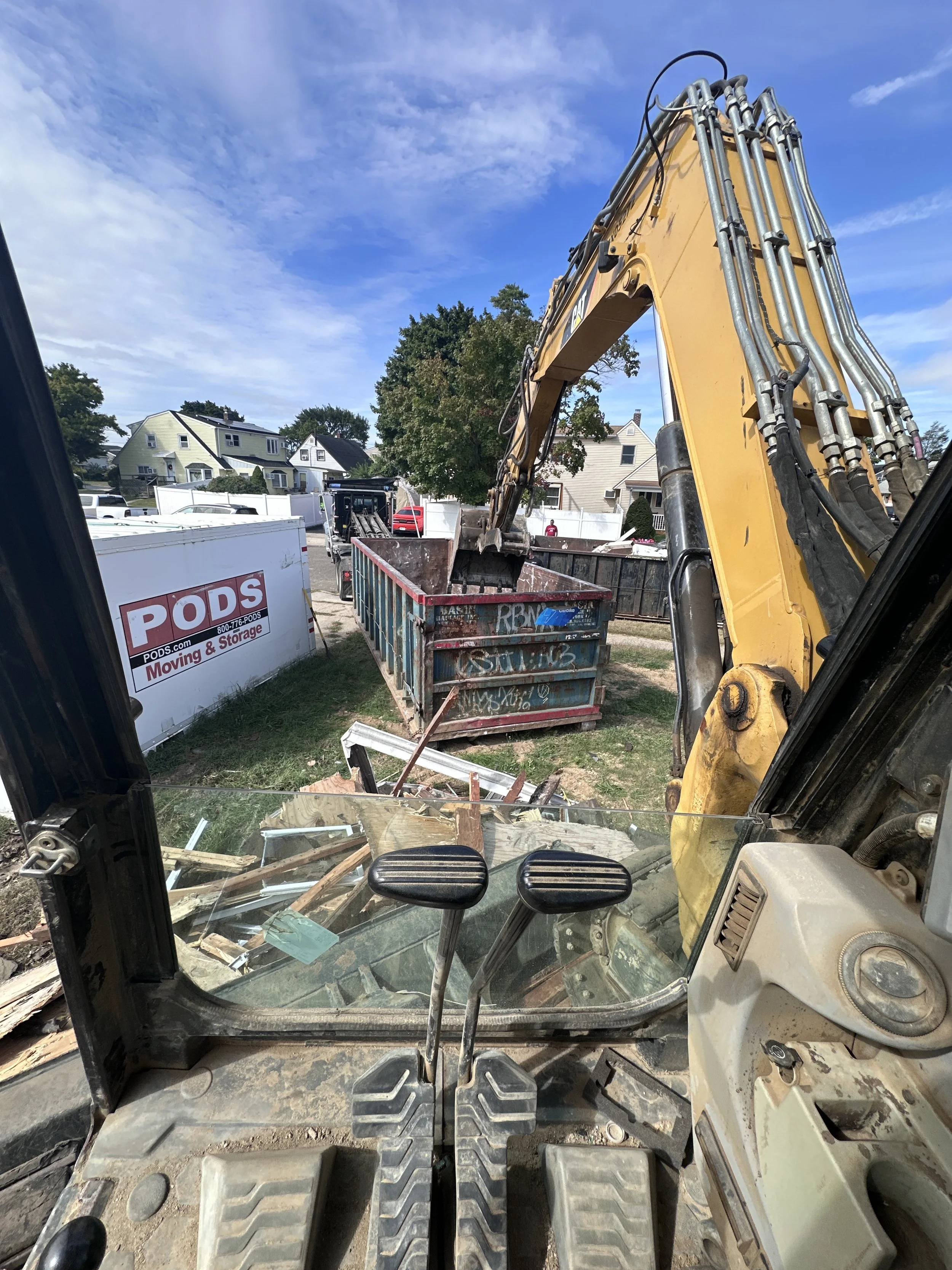 Levittown, NY - Complete House Demo | High Idle Excavation