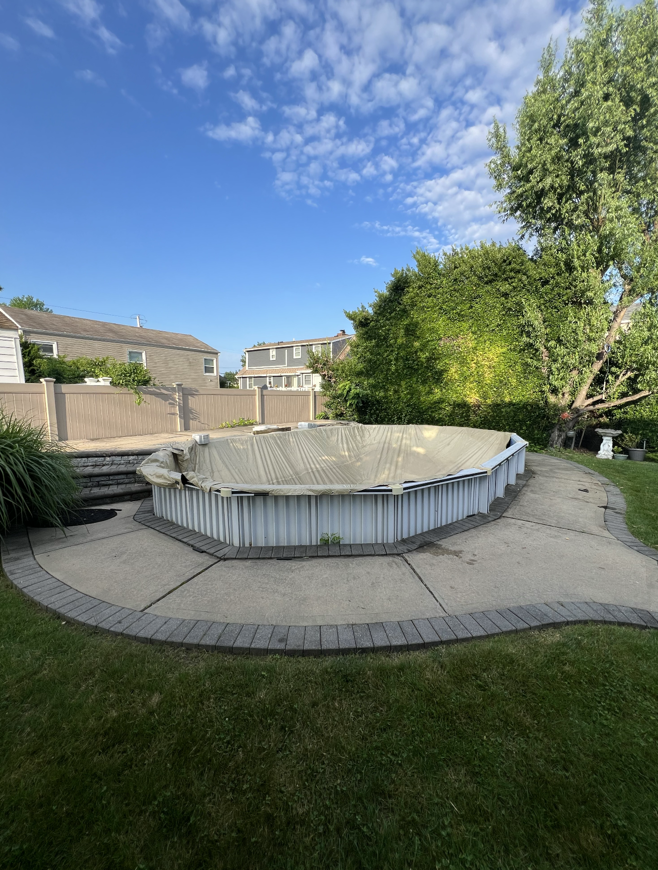 Massapequa, NY - Pool Removal with Back Fill & Top Soil