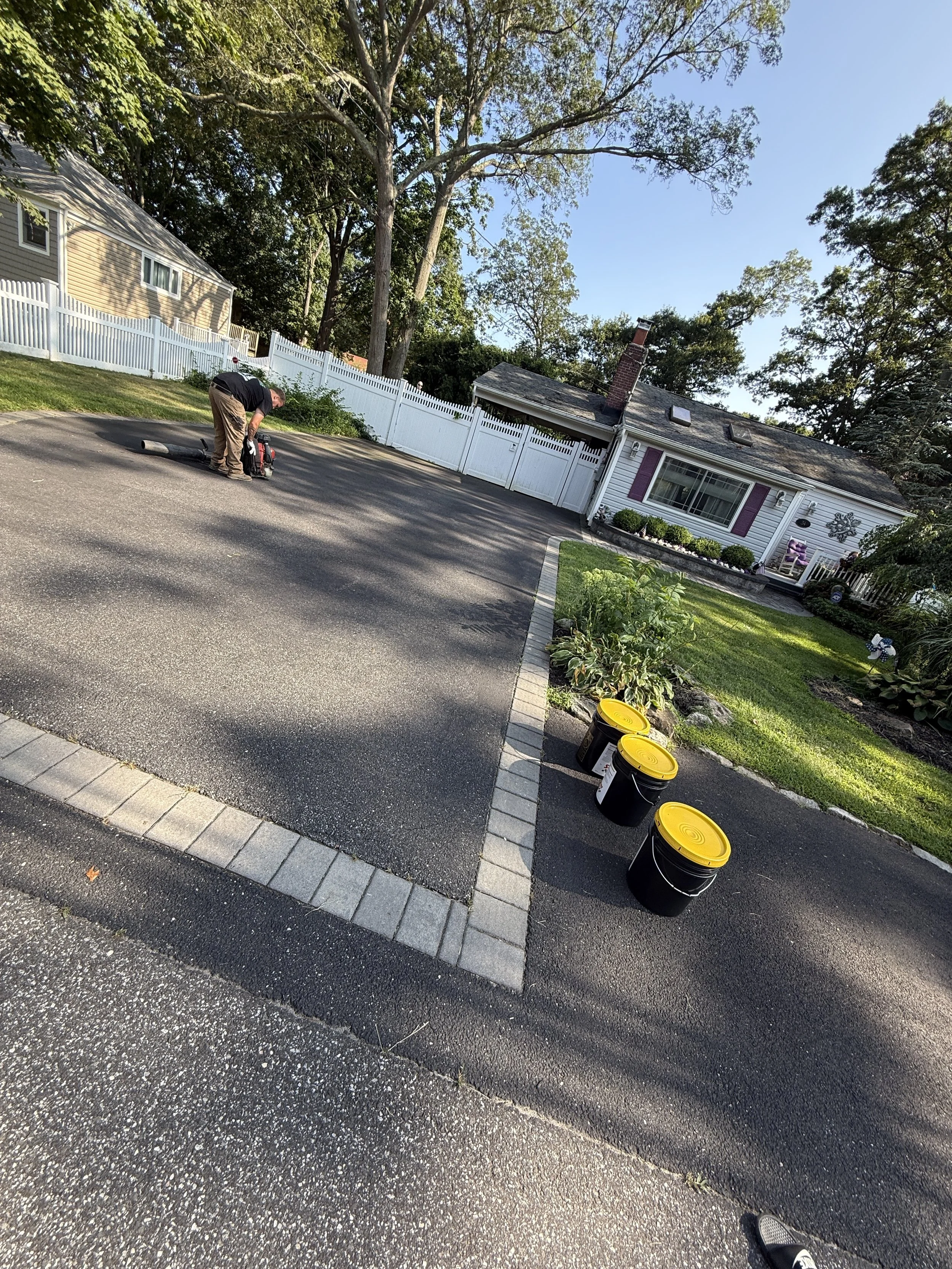 Centereach, NY - Seal Coating Project | High Idle Excavation