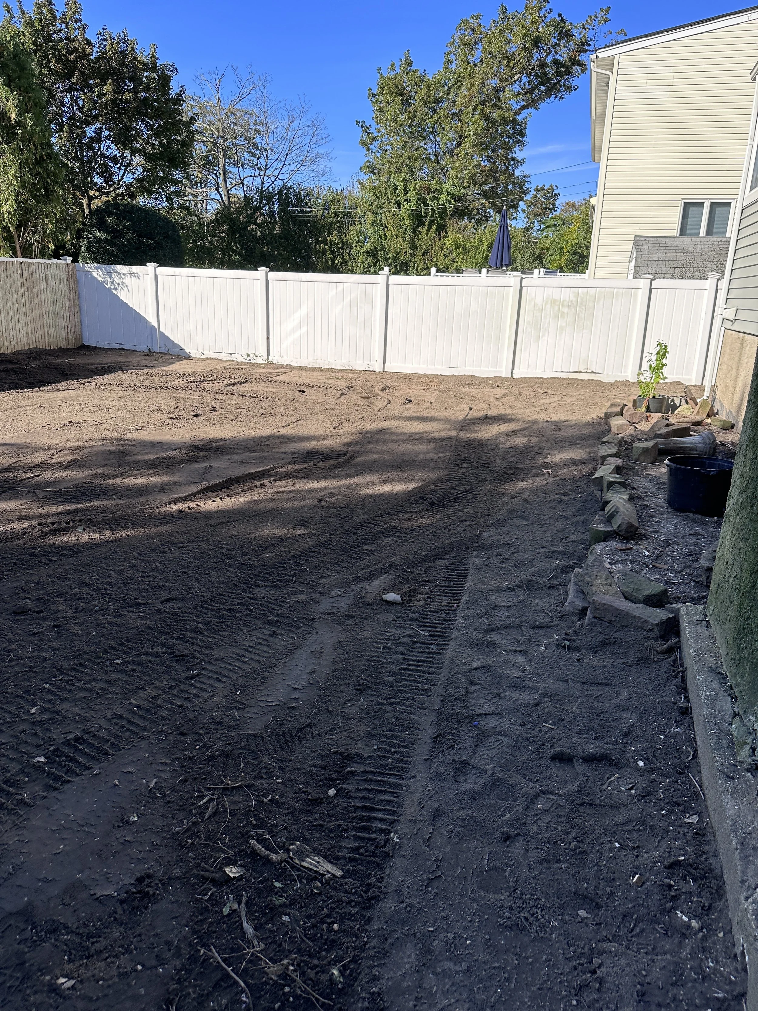 Massapequa, NY - Deck Demo, Land Clearing, Leveling & Grading