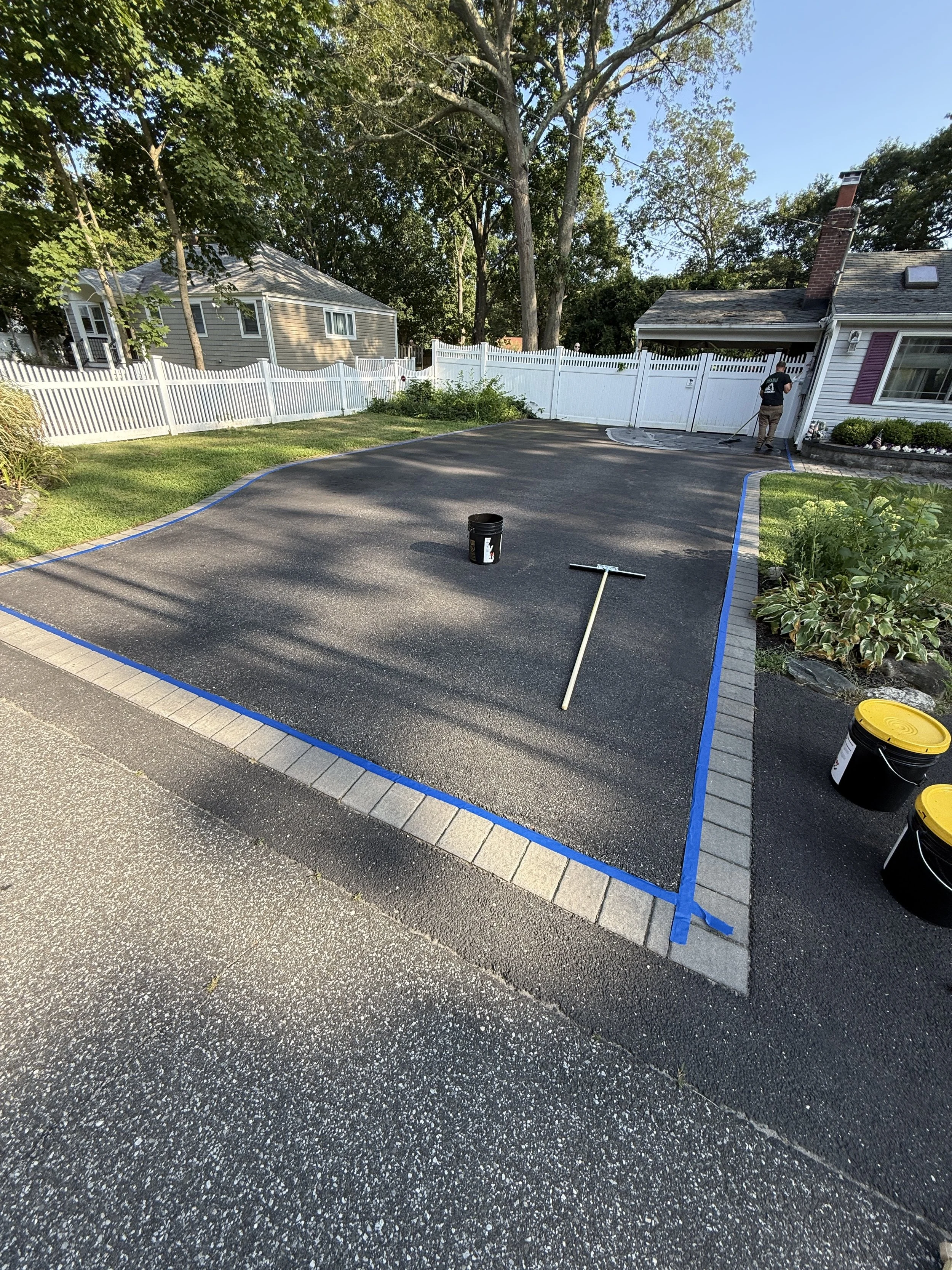Centereach, NY - Seal Coating Project | High Idle Excavation