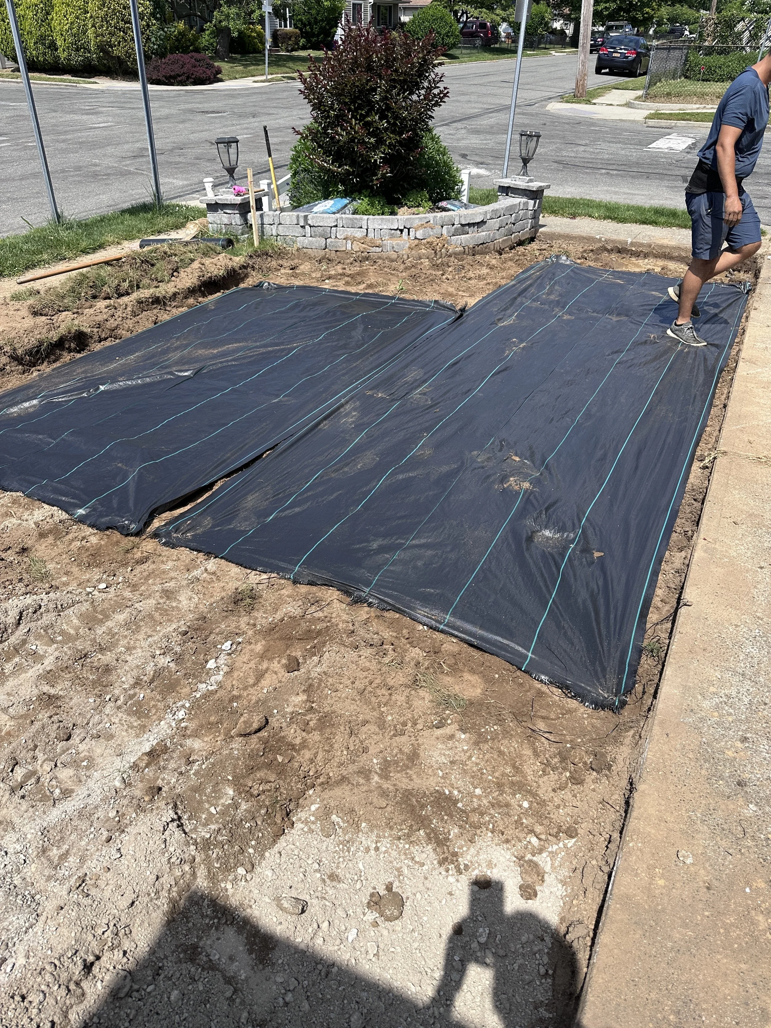 Lindenhurst, NY - Driveway Demo & Stone Pad Installation | High Idle Excavation