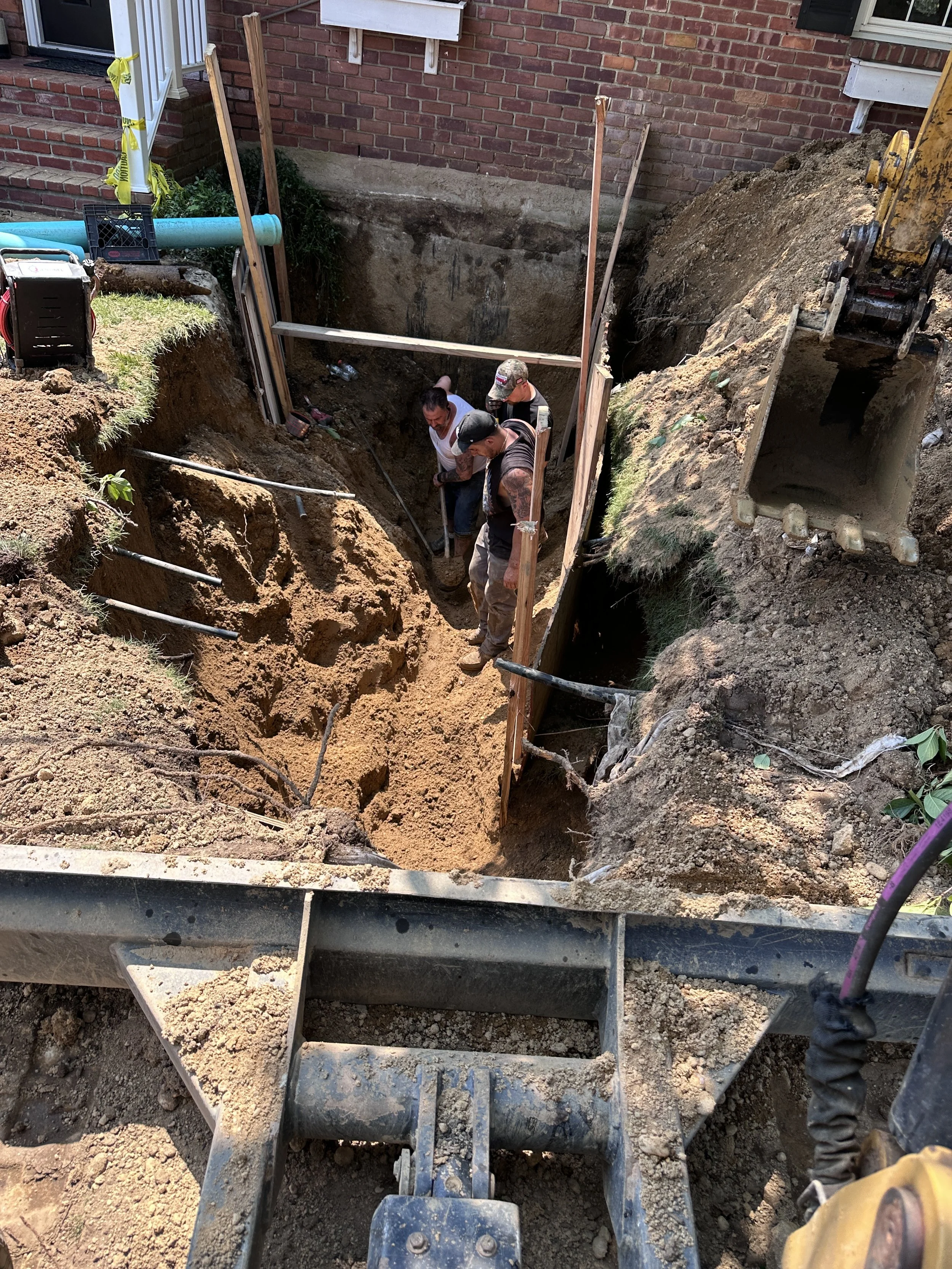 Bethpage, NY - Water Service Line Repair (Removal & Installation) | High Idle Excavation
